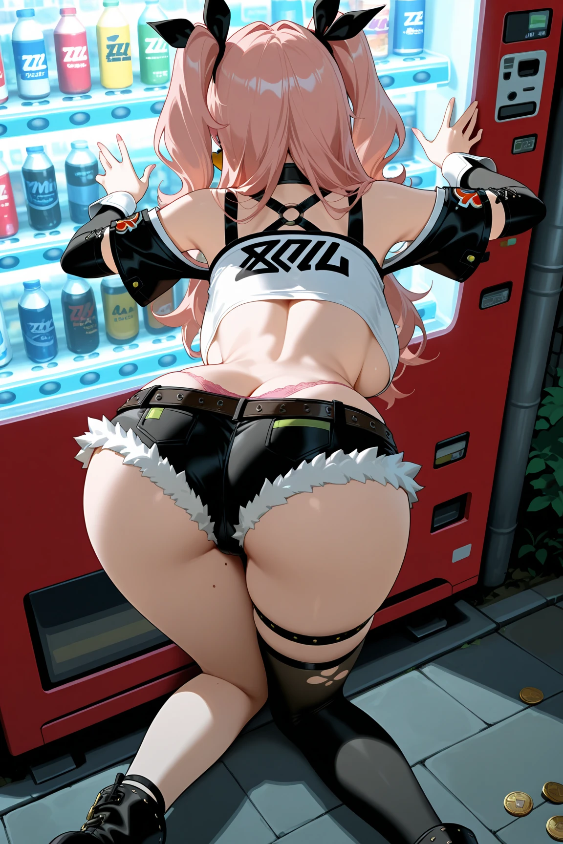 Close-up of a red-haired man in a ??????, the anime girl is crouching, seductive anime girls, beautiful anime girl crouching, pixiv 3dcg, Fine details. Girl front, trending on cgstation, drawn in anime painter studio, Best Rated on pixiv, ???? pose, asuka suit under clothes!