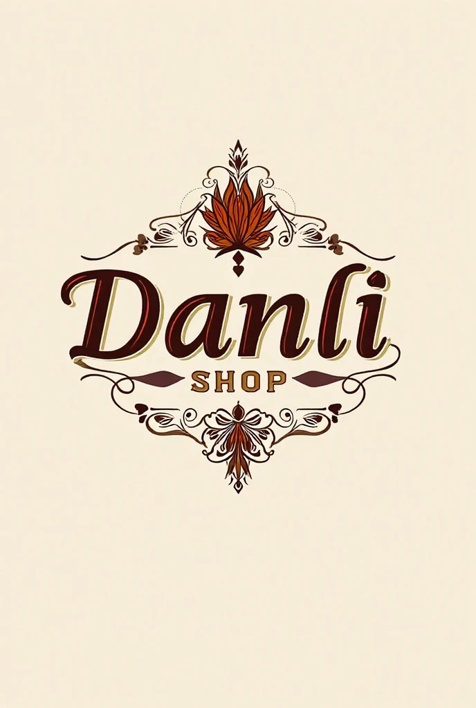 I want you to make me a badass logo and design the name danli shop for me. My business is to sell saffron and coffee and spices and...