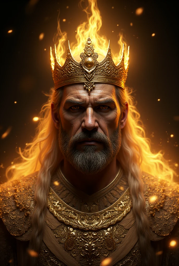 Perun God from Slavic mythology,photorealistic