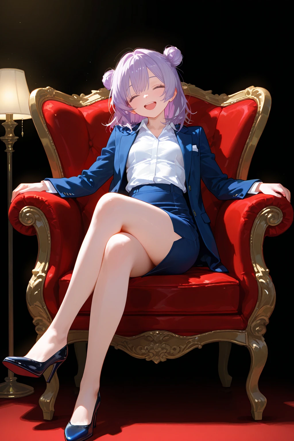 (masterpiece, best quality, beautiful detailed hair detailed face, perfect feminine face:1.4), (dynamic pose), [(attractive pose)], a beautiful and cute girl with sparkling and glowing purple hair, (sparkle particle), lens flare, sharp focus, volumetric lighting, by sakimichan, george kamitani, akira yasuda, trending on artstation, get million like, intricate details, (from above:1.2)