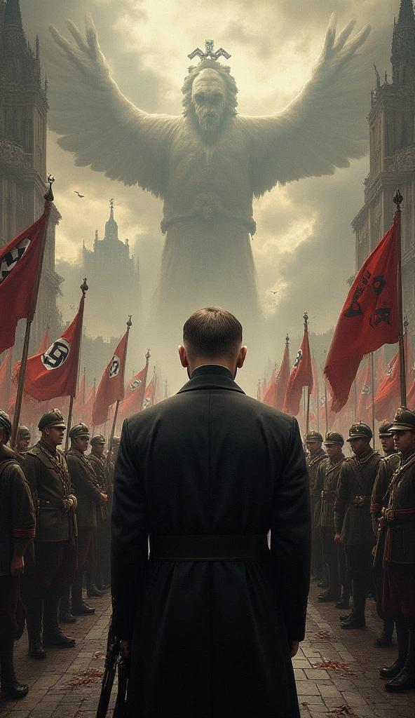 Generate 10 images on the topic 'art propaganda of  and '