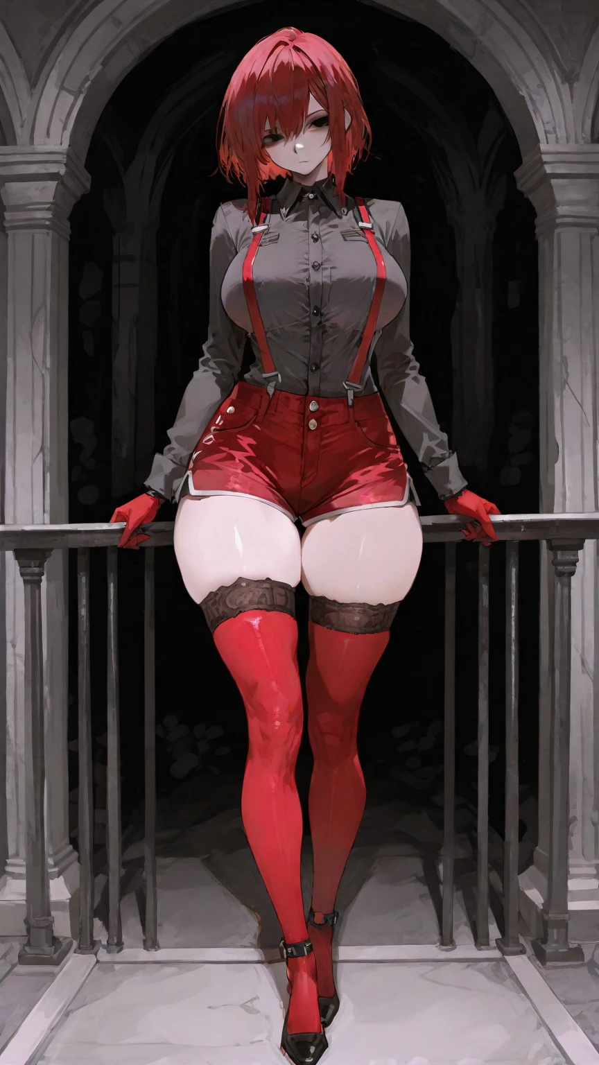there is a woman in a red sweater and black boots, wearing in stocking, thighhighs and skirt, exposed thighs!!!, very sexy outfit, ripped pantyhose, highly realistic. live cam, full length and white stockings, amouranth, better known as amouranth, thighs!!!!!!, succubus in tight short dress, thighs!!!, sexy outfit
