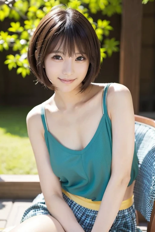 Ultra HD,(8)k,(1 Female:1.2 Beautiful and natural、High quality texture, Intricate details, Fine texture, High Detail, Highly detailed CG, High Quality Shadows, Realistic facial expressions, Beautiful and delicate face down to the last detail, Beautiful and delicate eyes, Brown pupil, A perfectly balanced face, Depth of written boundary, Cinematic Light, Lens flare, Ray Tracing,perspective, (Big eyes:1.2),Blushing cheeks, Perfect body,(Dutch Angle,Excellent ???????,, elegant,( Bright colors), 、Waist、Small Mouth、((Light red clothes))、((bar))、((furubodｙ))、((Shiny clothes))、((15 years old))、(very short hair/extra short),(night)、night scene,(Ultra short hair)、((Berry Short))、((Straight bangs))、(?????????????)、((Floral clotheini dress))、((one person))、((Single))、(smile)、((Silk luster))、((Jack Daniel's Whiskey))、