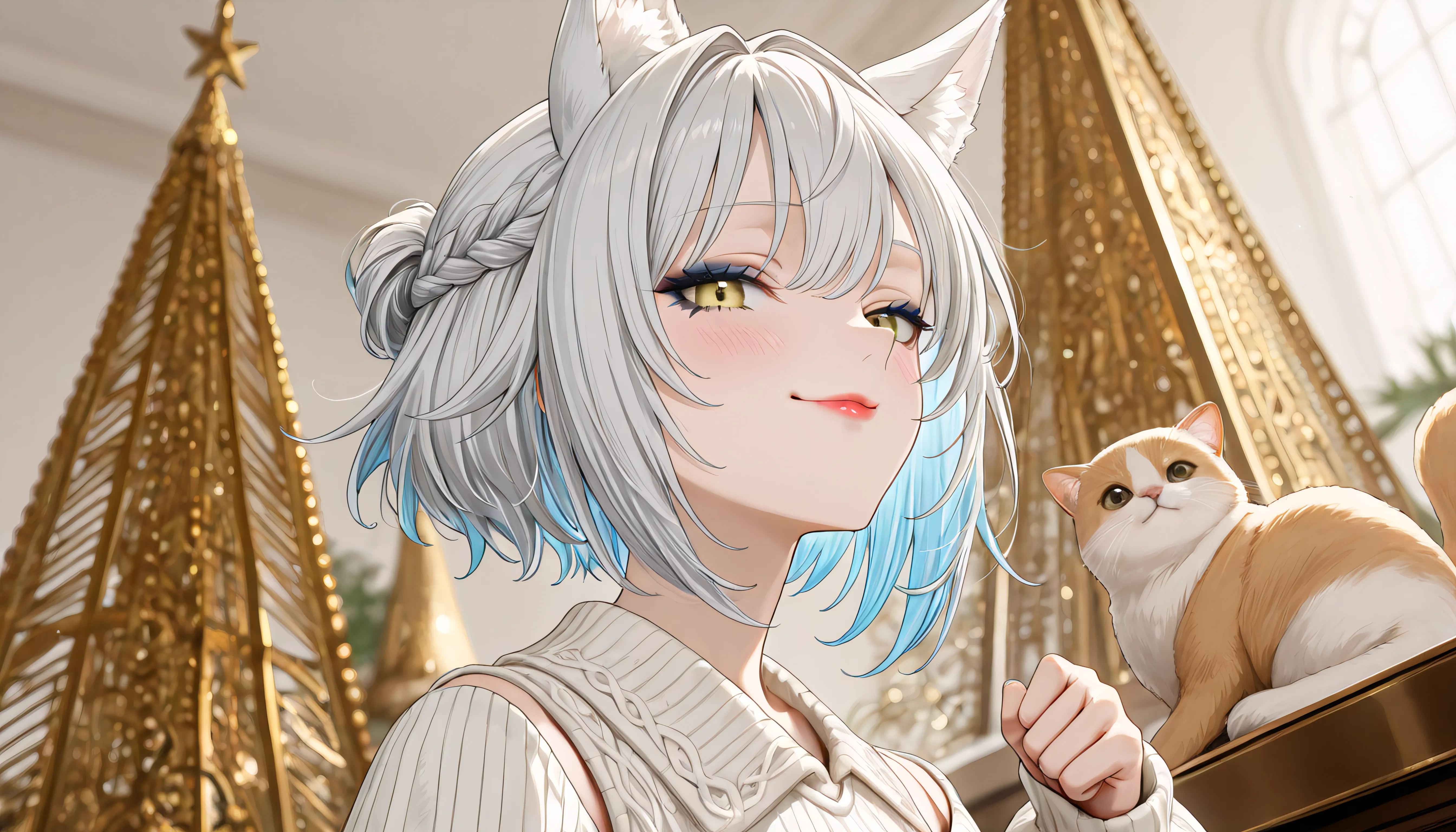 Biancaneve con capelli sfumati