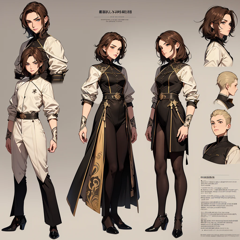 杰作，A wonderful character show，4K anime，（animel:1.2），Anime drawing of a female warrior in Hanfu and robes，Mysterious oriental atmosphere，Plump ，Slim and well-proportioned waist and abdomen，Perfect body，Realistic Hanfu，Wear boots，Combat posture study，a whole body，Dress，Fur coat，Heroine image，Martial arts anime style，colored sketch，Sketch art style，anime artsyle，digital anime，The ultra-great resolution，Realistic scale SFW，Place your hands in her body position！，Full body combat stance，Gesture painting，Fine sketching，Full Body Portraits，，animepainting