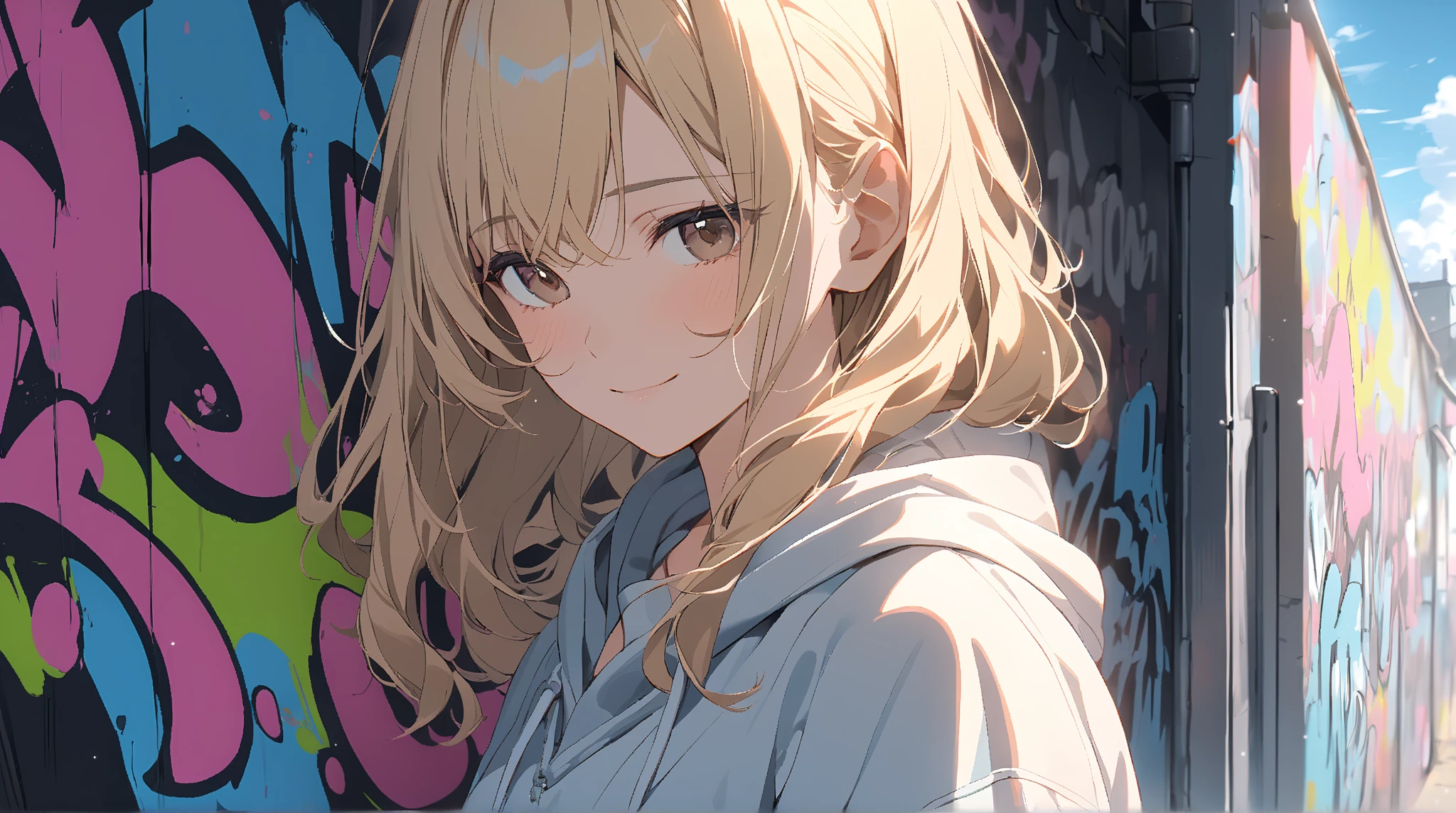 Taiga Aisaka, taiga aisaka, Long Hair, Brown Hair, Brown eyes,happy smile, smile, Open your mouth,One-shoulder sweater,Skinny jeans,short boots,Daytime,Clear skies,Walking,whole bodyがイラストに入るように,
break outdoors, Building district,
break looking at viewer, whole body,
break (masterpiece:1.2), Highest quality, High resolution, unity 8k wallpaper, (shape:0.8), (Beautiful attention to detail:1.6), Highly detailed face, Perfect lighting, Extremely detailed CG, (Perfect hands, Perfect ),