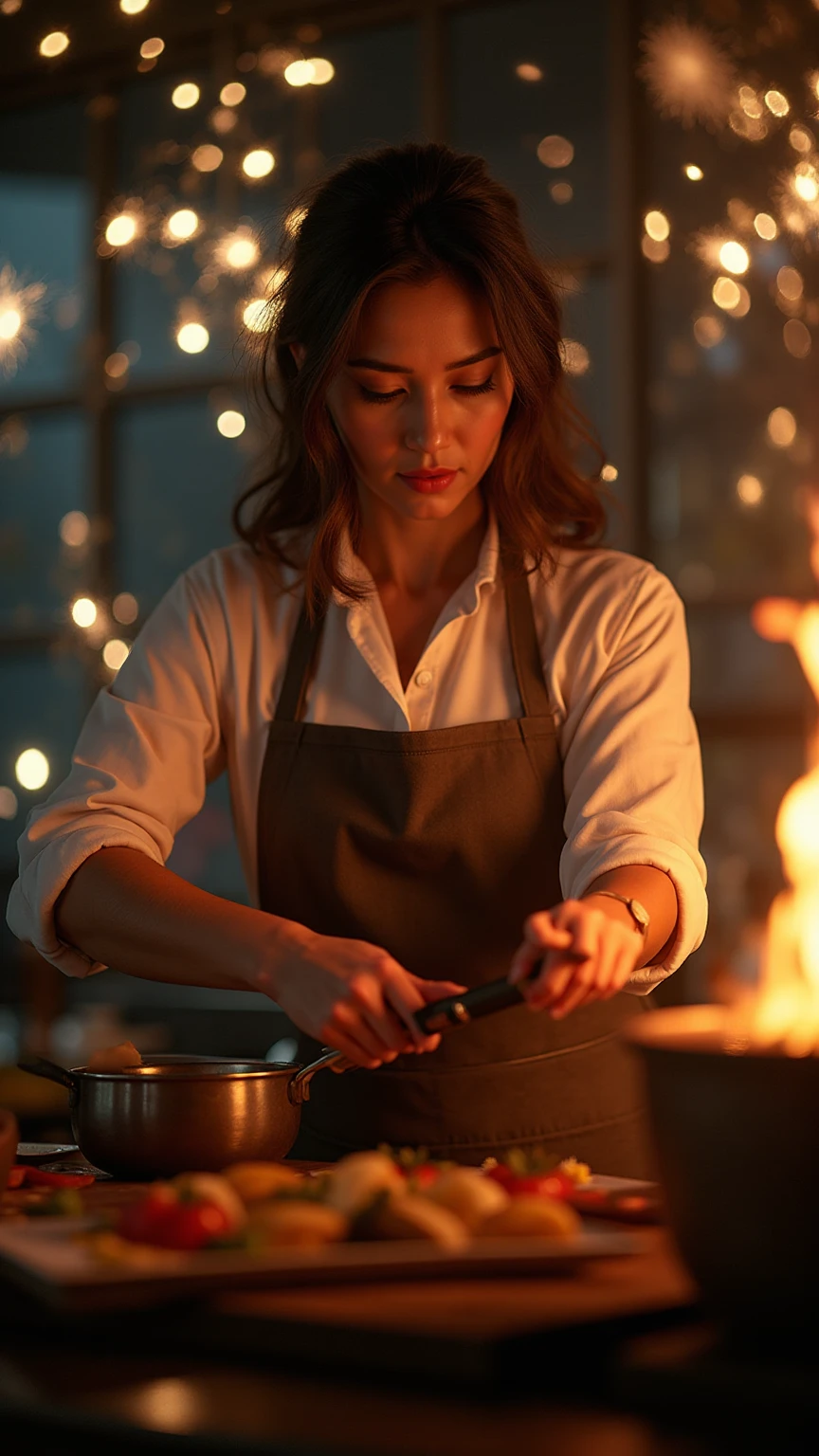 make a chef who uses a stove that fliesmake a chef who uses a stove that flies, Futurism, Surrealism, best quality