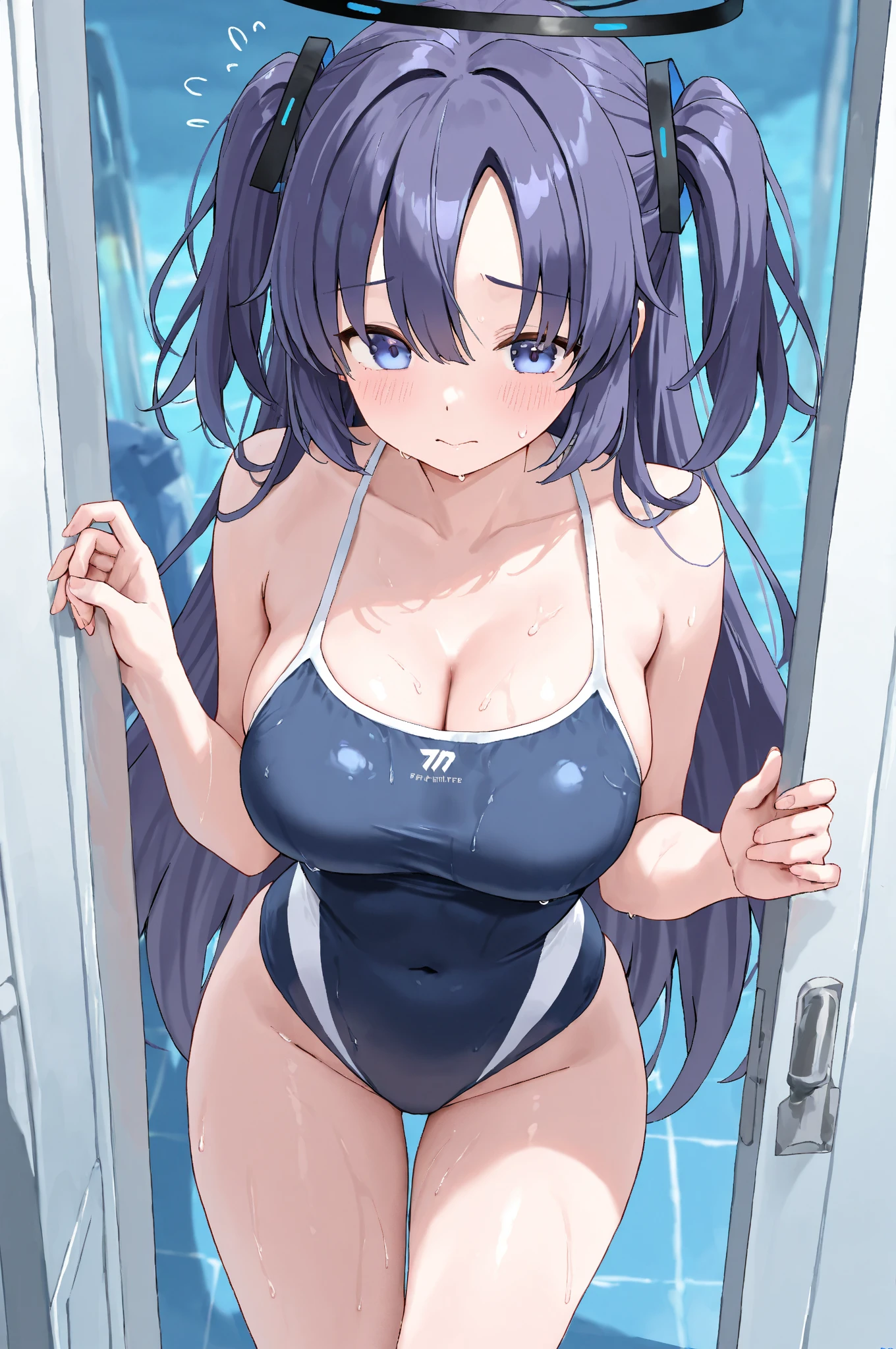 ((masterpiece, Highest quality, Best image quality, High resolution, Realistic, RAW Photos, 8k)), (Huge and stunning goddess shot, Very hot and ????, Amazing beauty, Perfect Proportions, Beautiful body, Slim body beauty:1.3), ((Pool Party)), (Three young women: 1.2), ((Have fun)), necklace, earring, ring, (Each one is wearing a ???? ??????.: 1.2), (She night、Surrounded by male fans at a private pool: 1.5), (She has a lot of fans around her.: 1.2 ), (She was touched by the fans around her.、Being hugged: 1.5), (Men are taking pictures with their smartphones:1.2),