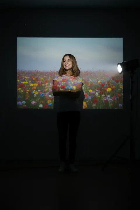 Campo de Flores Projeção