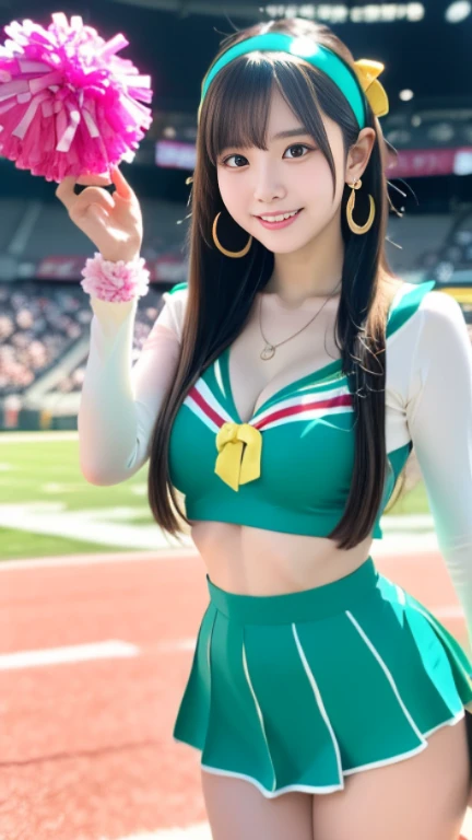 (((((((((Accentuate your cleavage))))))))) ((((((((((Cheerleader, Pompom mini skirt, smile)))))))))) (((((((お洒落でcuteInside Starbucks))))))) 8K、RAW Photos、Highest quality、Very detailed、Super Resolution、Ultra HD、8K壁紙、Amazing details ((((((tennis racket)))))) (((((((Inside Starbucks)))))))、 ((((((Sit down and eat cake、Drink Starbucks coffee、smile))))))、((Heart Necklace)) Modern and sleek design：Interior design using natural materials、Many of the designs have a warm feel to them.、Made from wood and metal.。 Large windows：自然光をたっぷり取り入れるためのLarge windowsがあり、Providing a bright and open space。 Green Interior：Potted plants are strategically placed、Creates a relaxed atmosphere。 artwork：Works by local artists、Starbucks-related artworks on display。 Cozy seating：Cushioned chairs and sofas、Bar sheet etc..、Various seating options available。 Open Kitchen Area：You can see how your food and drinks are made、Providing peace of mind and transparency。 Unique lighting：Antique lamps and chandeliers、Modern lighting fixtures are used。 Pleasant background music：Relaxing music is playing、Providing a comfortable space。 wide々Tablespace：一人でもグループでも使いやすいwide々The table has。 Community Table：There is a large table where you can socialize with other guests..。 Seasonal decoration：The decor is themed according to the season..。 A design that reflects the local：The design incorporates local culture and characteristics..。 Fragrance Manufacturing：コーヒーの香りが店内にwideがり、A space that satisfies the five senses is born.。 Conversation with a barista：フレンドリーなConversation with a baristaが楽しめるカウンターエリアがあります。 8K、RAW Photos、Highest quality、masterpiece:1.2、Very detailed、Super Resolution、Ultra HD、8K壁紙、Amazing details、Realistic:1.4、Have fun on the water、Full Body Shot、Full body photo、High-resolution RAW color photos、Professional photos、A scene full of emotion、Very detailed and beautiful、Ultra HD、8K壁紙、Amazing details、Huge file sizes、Very detailed美しい女の子、Very detailed顔 Very detailed目、Extremely realistic skin、 Very detailed指, Very detailed鼻, Very detailed口, Perfect ???????, Very detailed背景, Very elaborate clothing, Teen, cute女の子, Famous idols of Japan, cute, Realistic body, thin, White skin, Glowing Skin, The body is slim, Realistic Face, Delicate eyes, double eyelid,