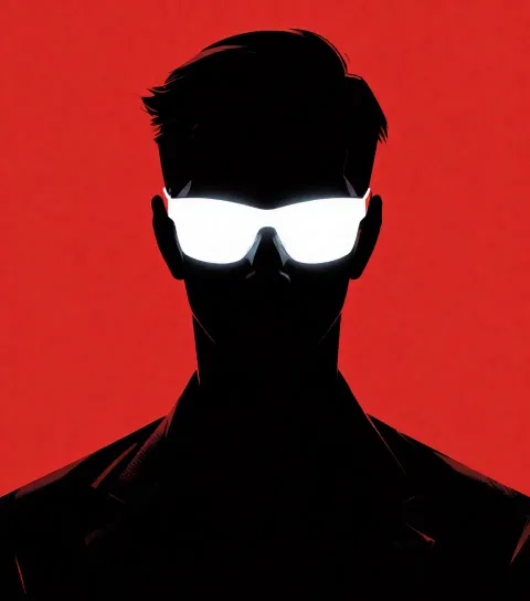 Become an enigmatic silhouette of a man