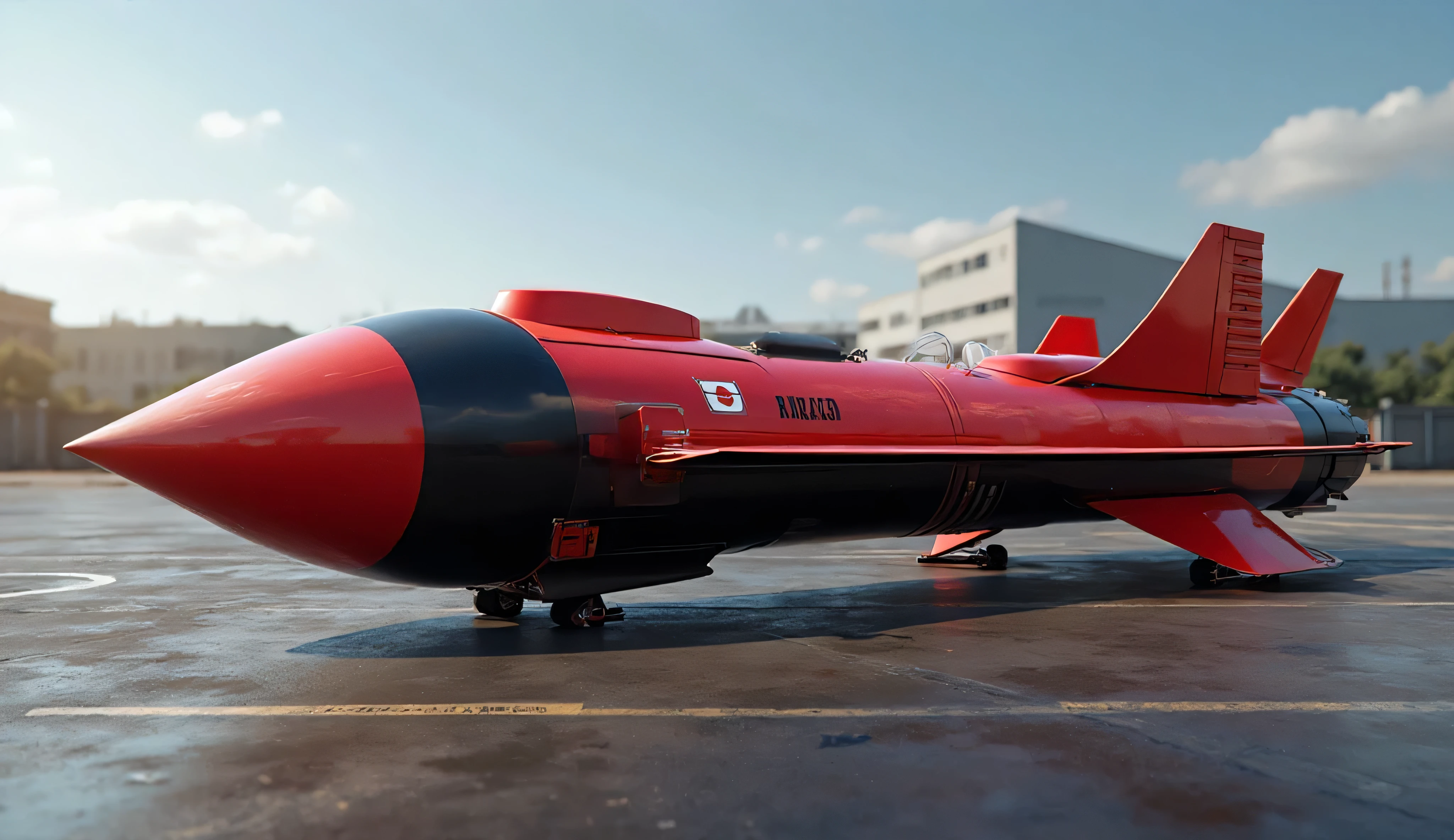 Ultra-shiny 8K high-quality HD image of the RX-450 Rocket Missile ...