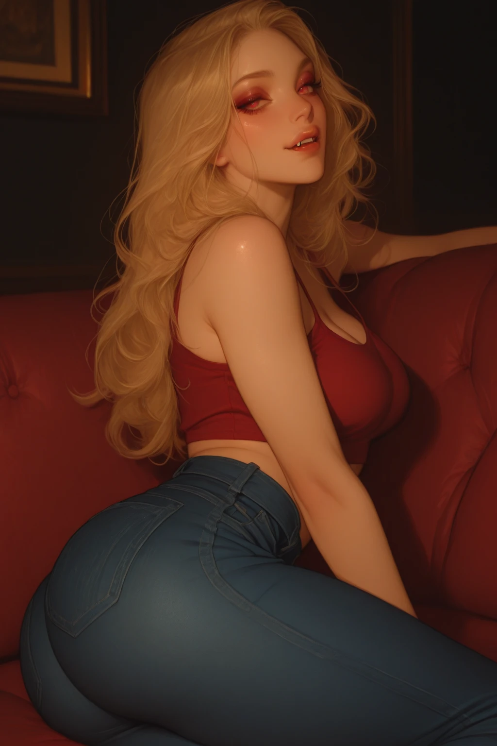 voluptuous body 39 year old girl ("Sarah Hyland", "Brooke Shields"), almond-shaped eyes, thick eyebrows, clear Blue eyes, flushed cheeks, uncovered shoulders, overalls with  out and  visible, "no shirt", (:1.3), Hyperrealism, UHD, best quality, highres, high details, 8k, sharpen focus, on a farm, in hay, outside, ,, public hair, schaamhaar, op een boerderij, in het hooi,  facing camera, hairy , looking straight into thé camera,  look, Tongue caressing thé lips, met haar kontje richting de camera, kijkt recht in de camera, helder blauwe ogen, naakt, sensuele lippen, tong die over de de lippen streelt, wazige blik, normal , small , tight , small   with lots of hair, hairy , closeup of  , tear clothes appart, Rip pants open to reveal tight hairy , hyperrealistic hair on , hyperealistic , POV, dressed as little red riding Hood, blond, high heels, in bath, assfucked
