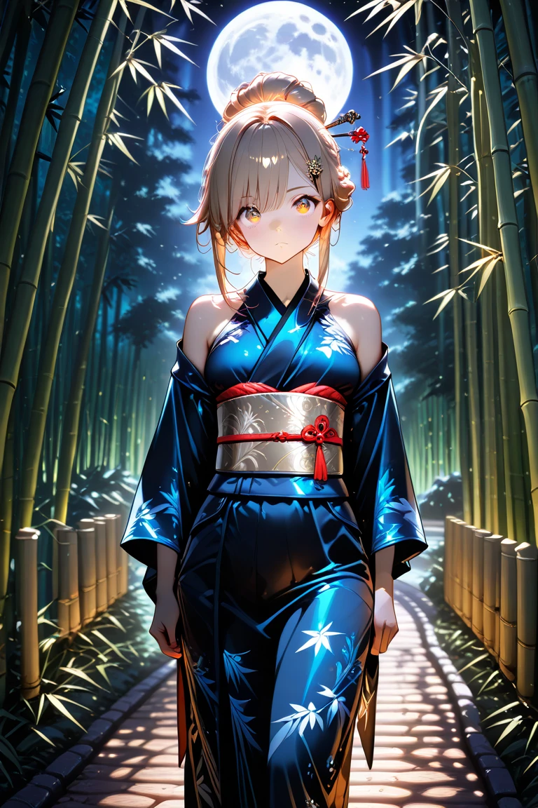 Anime girl in black outfit standing in front of a red structure - SeaArt AI
