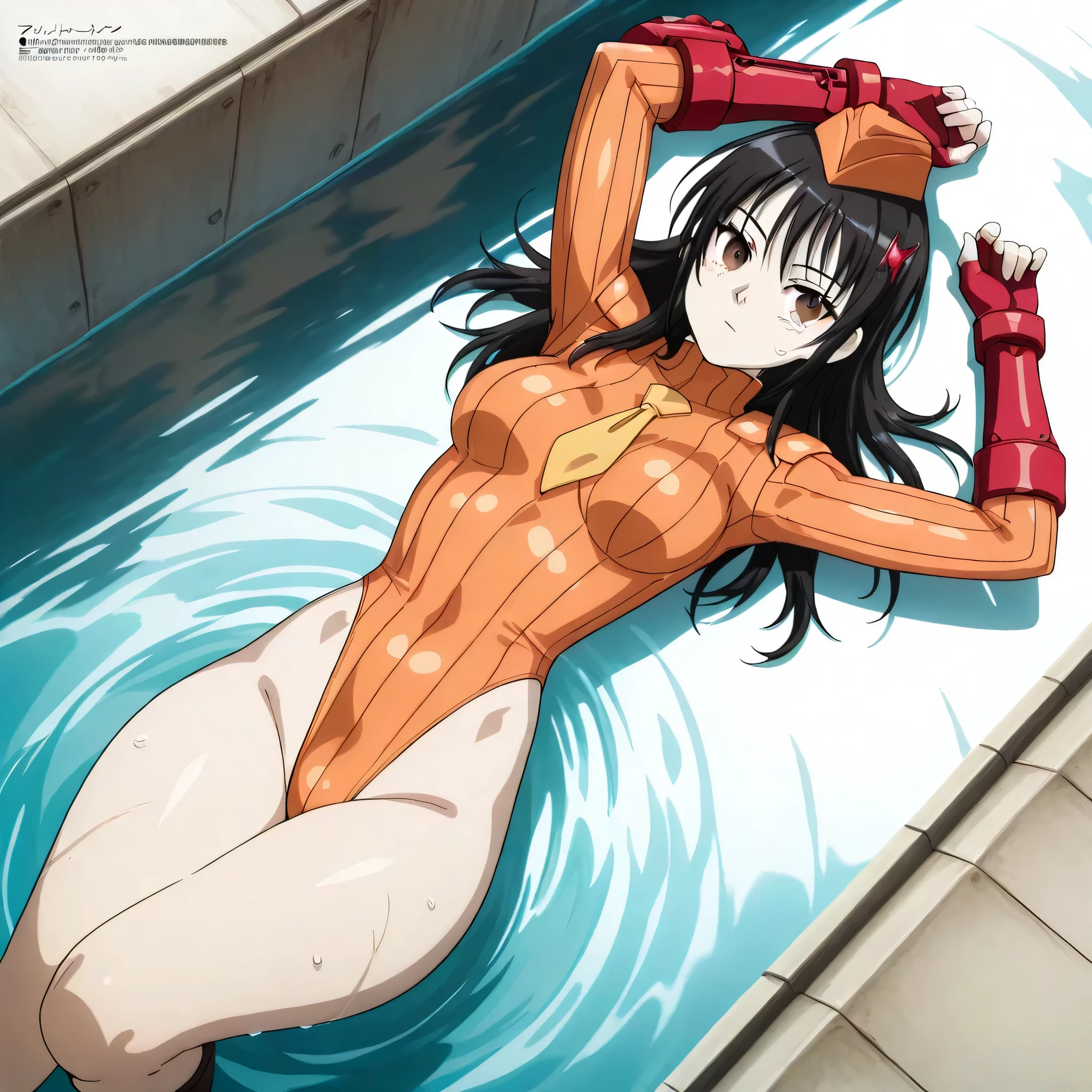 brown eyes, looking at viewer, expressionless, emotionless