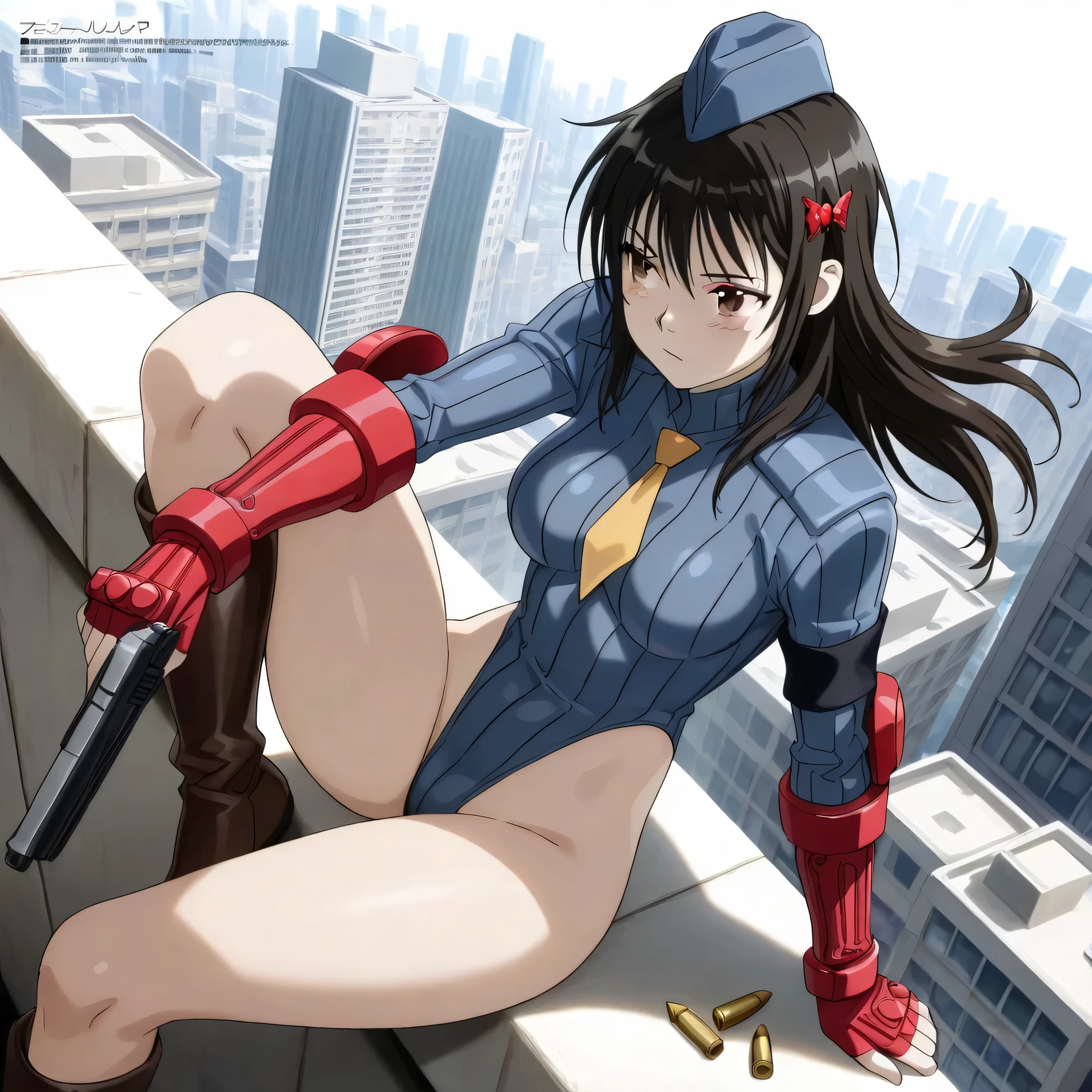 brown eyes, serious, looking away