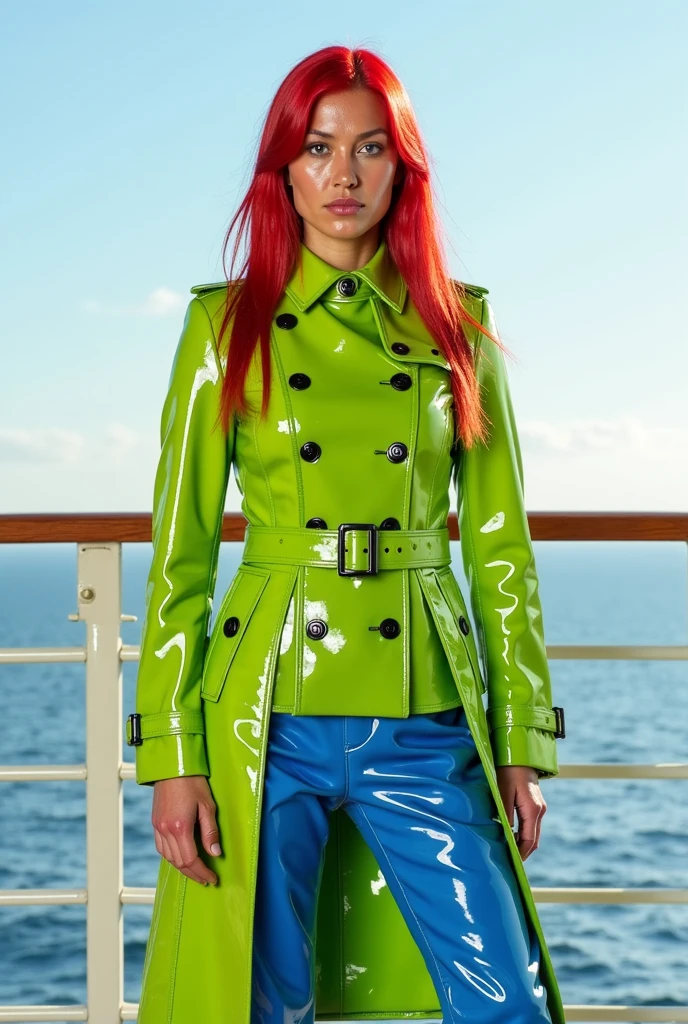 PVC Trenchcoat with long cape FLUX 2025 V1