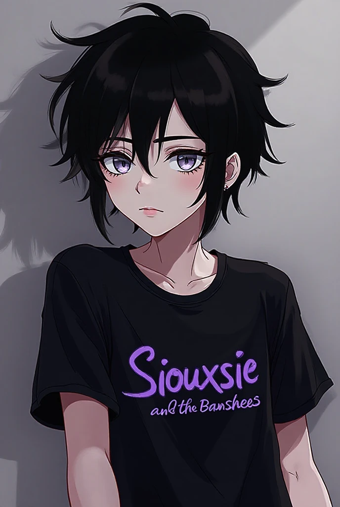 Girl leaning onto a wall while smoking a cigarette 