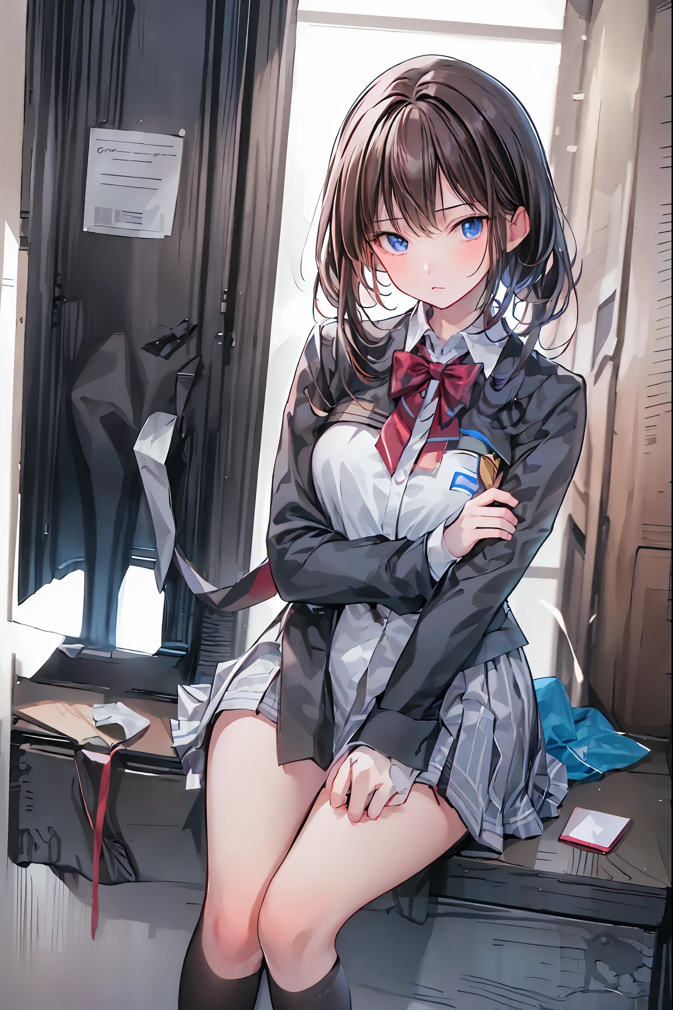 Little Girl with High Pressure Discipline Chairman,(((Chairman of the Discipline Committee's armband))),About 150 centimeters,charismatic presence, Tall Boys Surrounding Her Surrounding Her Surrounding Area,Pointing and Instructing,4K High Resolution,High Dynamic Range,Super Realistic Digital Illustration with Excellent Detail Description,Deep Tones,Dramatic Lighting,Precise Texturing,Little Girl with High Pressure Discipline Chairman, Chairman of the Discipline Committee's armband, About 150 centimeters, charismatic presence, Pointing at the Students, Confrontation with the Student Council, The Student Council President is also a little girl, 4K Realistic Illustration, Extremely detailed down to the details, professional, Vivid Colors, Delicate Light and Shadow, Central Figure of the Disciplinary Committee, Strictly Instructing the Students, Coercive Behavior, Small but Strong Presence, Trying to solve school problems, Confrontation with the Rebellious Student Council President