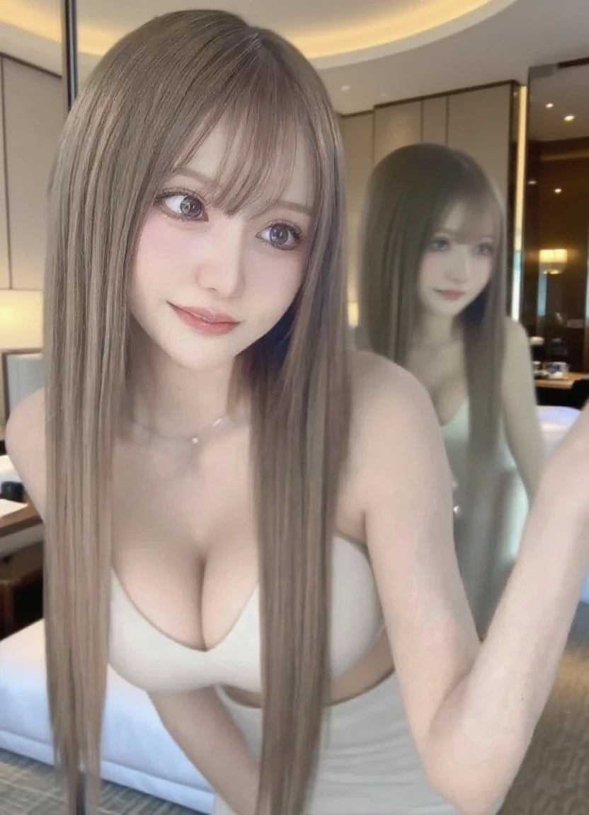 a close up of a woman in a white  posing for a picture, modelo brasileira lindo, quente com sol brilhante, Beautiful Asian girl, Modelo brasileira modelo bonito da menina, Deusa brasileira, Young idol of fine engraving, foto de modelo de menina slim, lindo 3d,4D, sedutor adolescente, menina modelo bonita, young sensual idol , young pretty gravure idol, olhos azuis, Same as identical attached image,semelhante