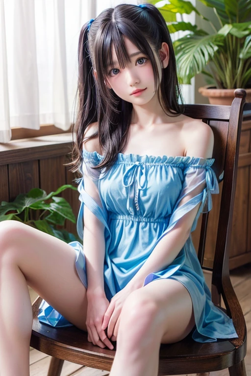 Blue ???????? in hand, ????????????, ????????????, ??????? water, ??????, Yuradev, alone