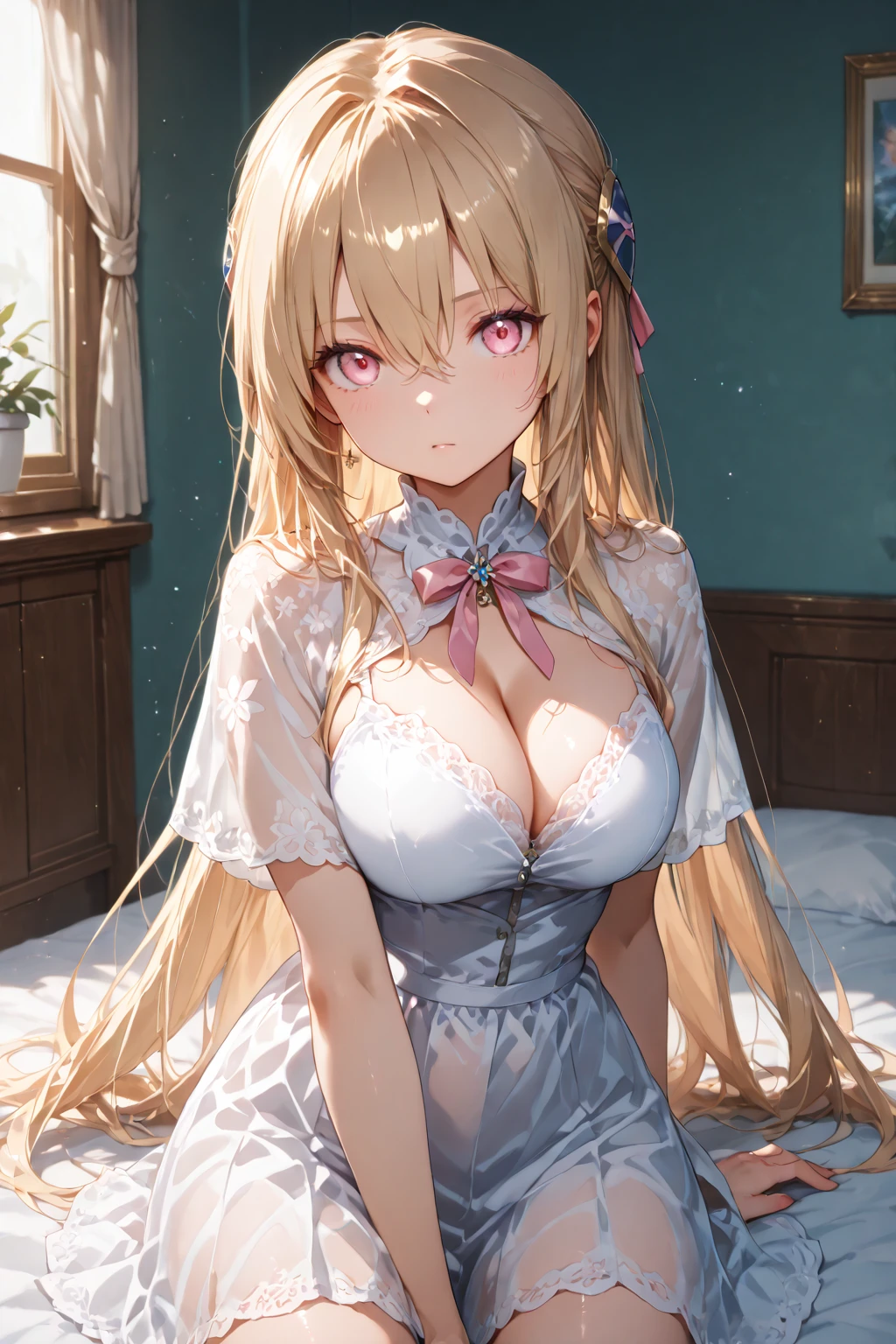 (8k, RAW photo, best quality, masterpiece, soft cinematic lighting, soft color:1.4),(POV,from above:-0.0),(from below,ceiling:-0.0),( looking at camera:1.5),(beautiful eyes focus,Close-up beautiful eyes:1.5), (realistic:1.2), (dark old japanese room,flower picture background:1.5), (solo, mature woman,19years old,super beautiful face,super detaild beautiful eyes :1.5), {sailor uniform,(show off ??????:0.5),low-cut miniskirt,sheer :1.3}, (embarrassed,red Cheeks:1.25),long hair, {{slicked back hair}}, white blonde color hair, clean skin, (smaller ????:0.5),(coverd ??????:0.8),(sagging huge long wide heavy ???????,puffy ??????:1.5),(under boob:1.6), (thick, curvy:1.3),(very skinny:1.5),(temptation pose:1.7),(open mouth:1.1),(kneeling:-0.0),