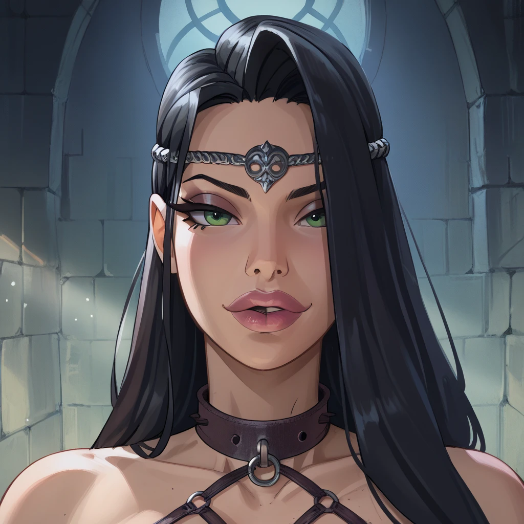 woman wearing a sexy lingere big tits