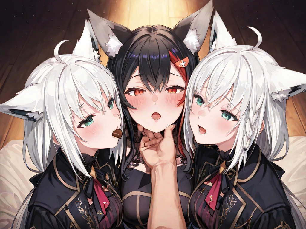 (perfect quality:1.3),(very wet body),(dark skin),( wet skin),(multiple acme 5girls group:1.5),(hyper gigantic enormous wide breasts:1.5),(beautiful, gigantic breasts:1.5),(,hyper enormous gigantic busty:1.5),(more gigantic breasts drawing:1.3),detailed highleg mesh,(perfect  5girls group:1.3),(more :1.1),(:1.5),wide hips,(very  nasty estrus ),choker, squeezing a lot of  mass,forehead,medium hair,(nasty fox 5girls),fox ears,fox tail, smile mouth,blush,(more  sexy,beautiful perky breasts,  happy gasp,very nasty  ),( happy acme smile:1.3),( with a lot of injection  mass   and   multiple fox girls group  from the :1.2),(hetero:1.1),(multiple girl group nasty  temptations estrus sexuality sitting lined in bed room:1.5),(squeezing injection     image:1.2), injection from girls  and a lot of injection   hole,(  girls    :1.2),(hyper  onsen),( on :1.1),(:1.1),( :1.2),(large amount  from the :1.2),large amount ,(more  estrus nasty multiple seven's people nasty in the foreground:1.3),(large amount of  poured into the  of a group of girls:1.3),(extremely detailed CG:1.5),(anime cell :1.5),(perfect resolusion detailed quality:1.3),(display light:1.3),(large amount overflowing  from the vaginals of multiple girls group:1.2),lying boy of   from the girls 