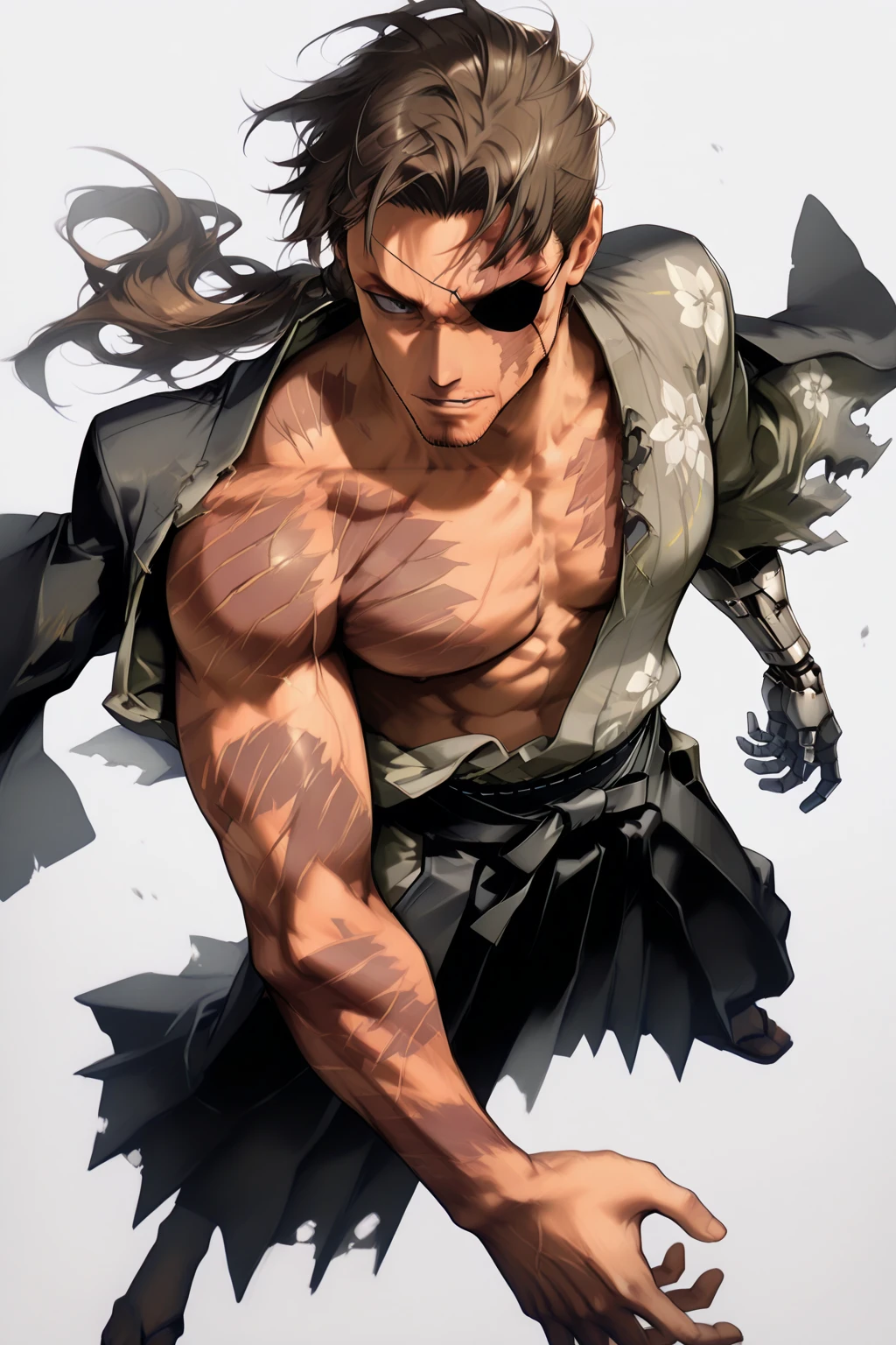 Imagine Giant Jinbei in the context of Attack on Titan revealing a strong and steadfast personality. Expanded to Titan proportions, Jinbei's majestic fish-man traits and distinctive outfit will feature. With his massive size, he would bring a unique water element to the battlefield, maneuvering with fluidity and strength. Jinbei's quiet wisdom and unwavering determination will be shown as he takes on the Titans. This hulking Jinbe will embody a harmonious blend of his naval origins and the tenacity of a Scout Regiment, providing a formidable and balanced presence to the world of Attack on Titan,made in octane, cinematic, ultra-realistic, extremely detailed octane rendering, 8k,dramatic lighting ray tracing reflections, unreal render