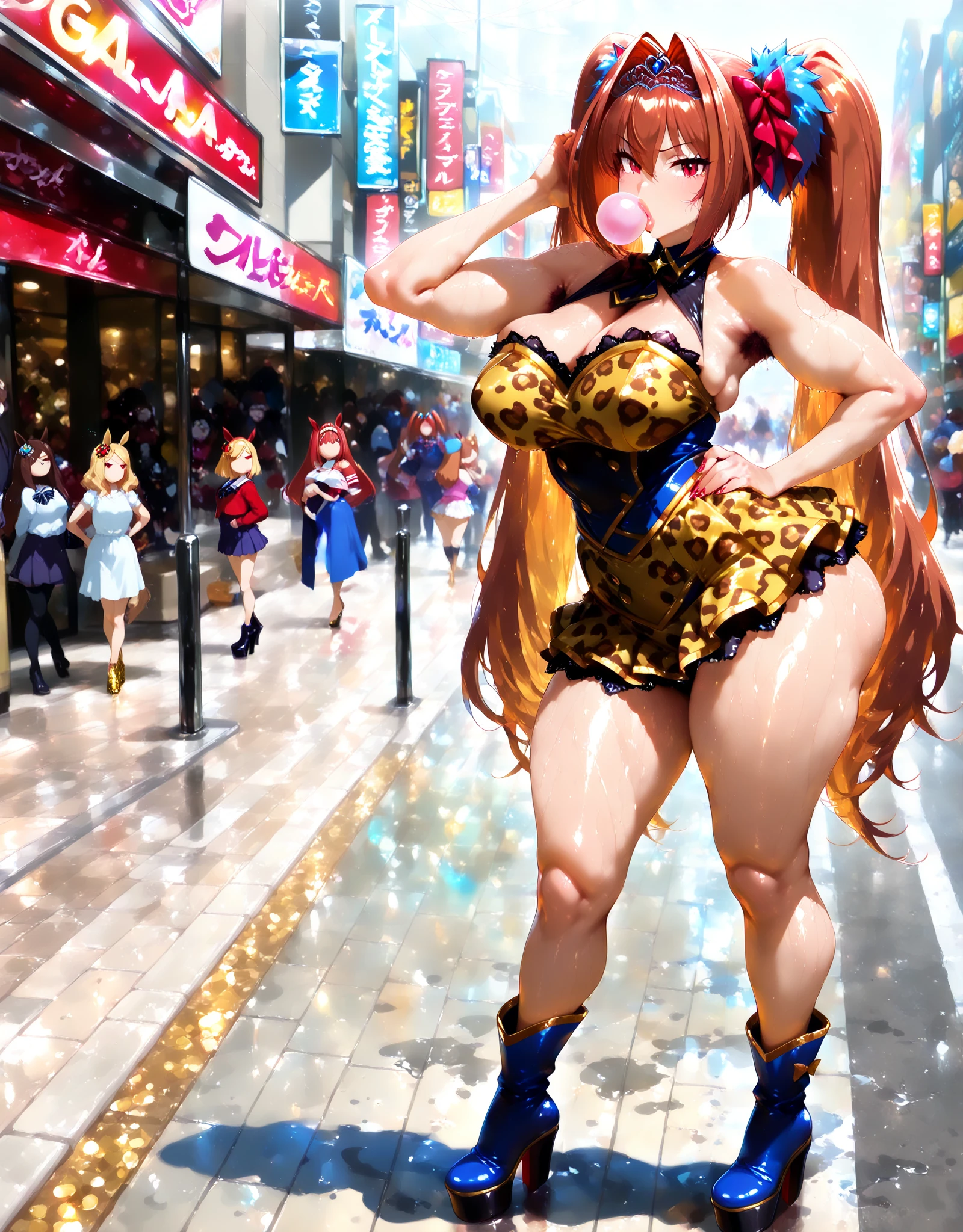 In town、Shibuya、Crowd、Micro ??????、beautiful girl、Gravure idol、Promotional Activities、appeal、Sold by hand、Raw photo、((Have a photo of yourself))、?????????、Giant ???、?????? Puffs、Cleavage、Plump、Super ???????????、Super big ????