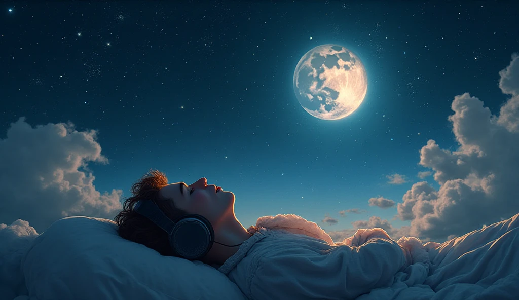 ‎I want YouTube thumbnail in which the young man using headphones ...