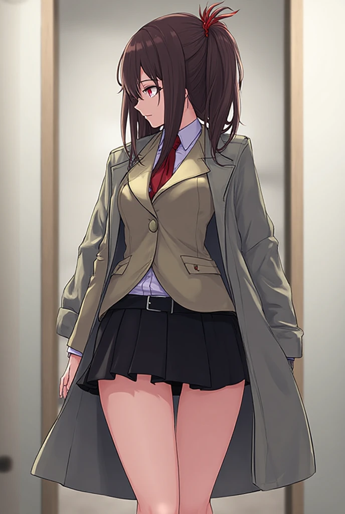 Miyuki Nanase,The Kindaichi Case Files,black hair,long hair,black bikini,smile,micro 