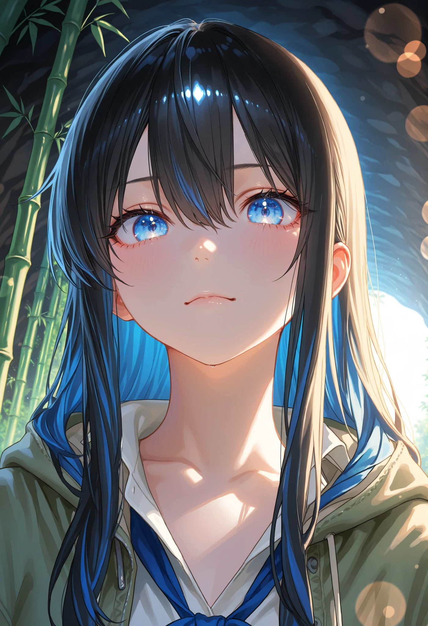 A girl who goes on an adventure in a huge underground cave in search of sparkling ores、slender body、serious expression、Attitudes Like Leading Explorers、Bright Ore Shining in the Dark、A fantastic underground lake、 Chokehole、Stalagmite 、Beautiful Scenery Woven by Ice Bamboo Shoots、Complex Stratigraphic Structures Over Time、Mankind's First Subterranean Expedition、Magnificent and Mysterious Atmosphere 

High Resolution、super definition、Realistic、High Quality、4K、Pictorial Texture、Professional Finish、soft lighting、Highly Detailed Paintings、physics-based rendering、vivid colors、bokeh