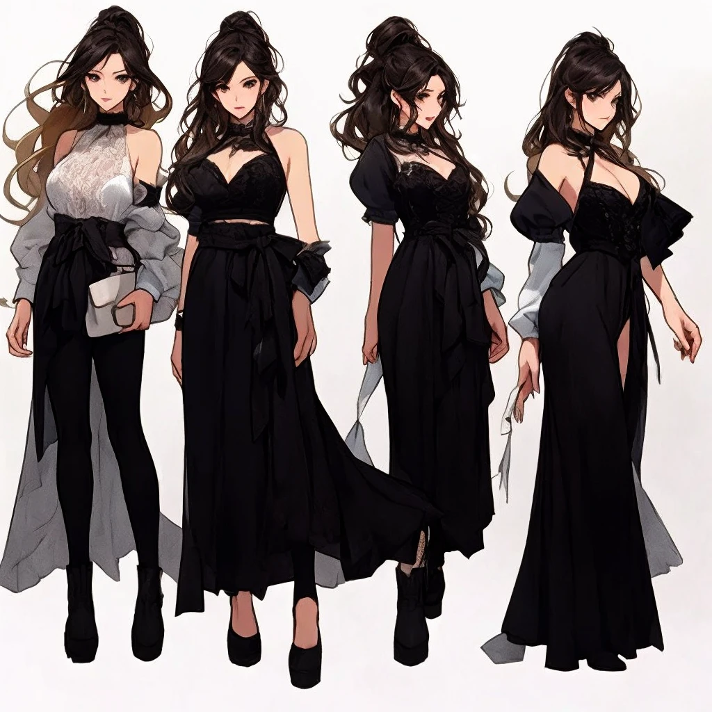 female anathomy poses, references, simple style, , (multiview:1.2) , (character turnover:1.3), in the style of AImanhwa,  master piece, UHD, awrad winning design, Artstation, (ultra detailed), (illustration) ,(masterpiece:1.2),(best quality:1.2)