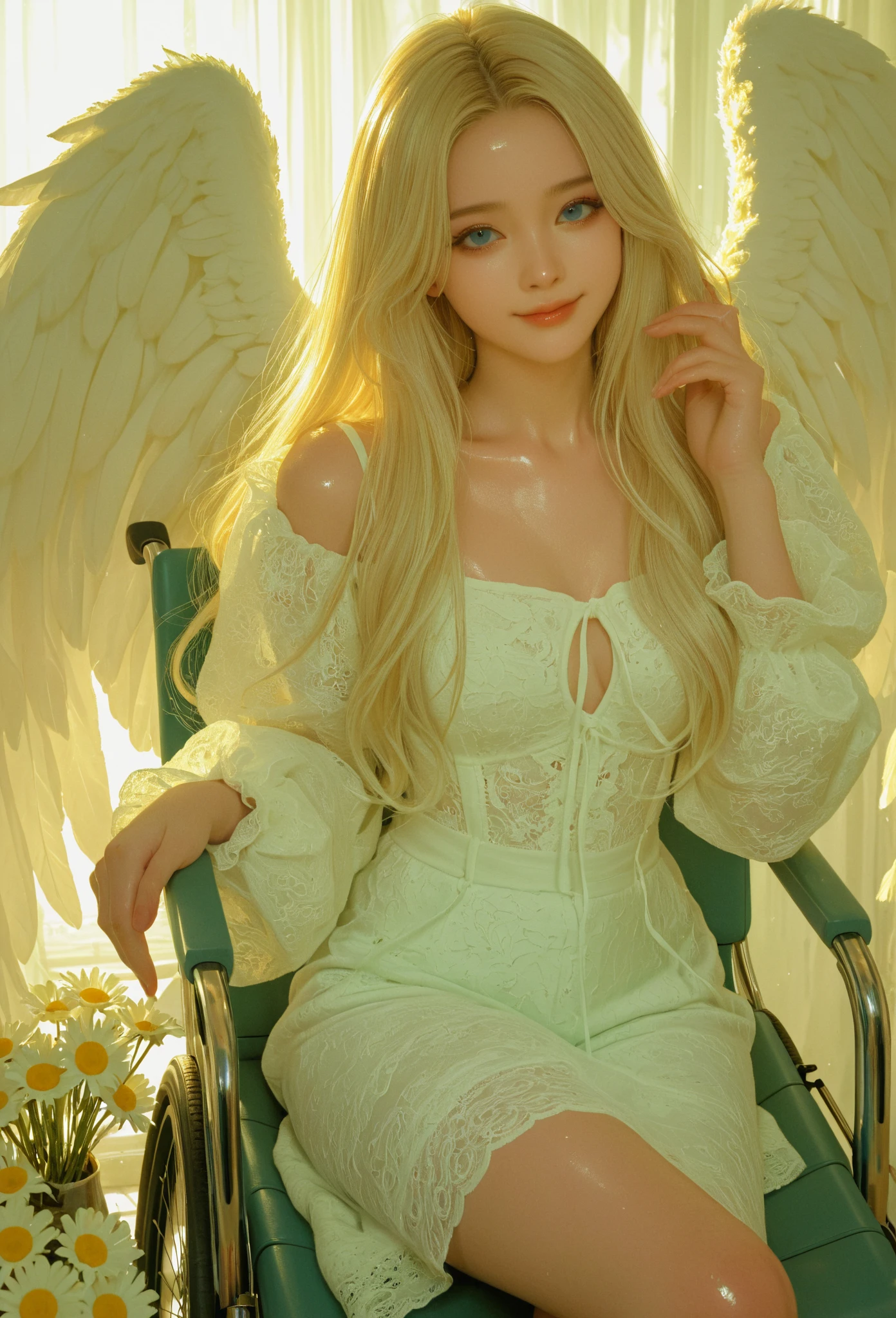 Change postures with you，Wings spread