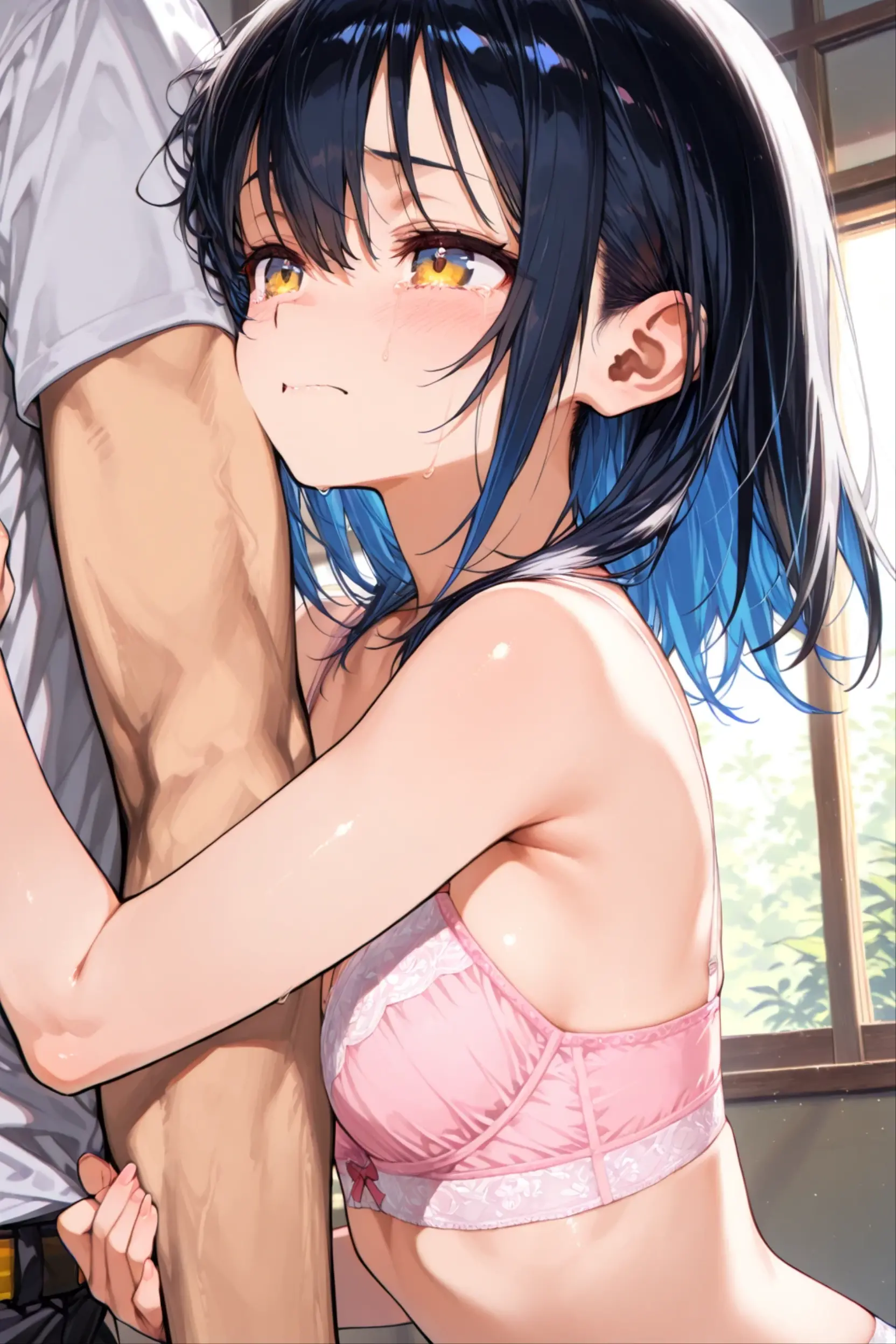 (a ????? couple of man and woman:1.5), ???????????.initimate bed scene.Anulingus.?????? activity.Woman on her back