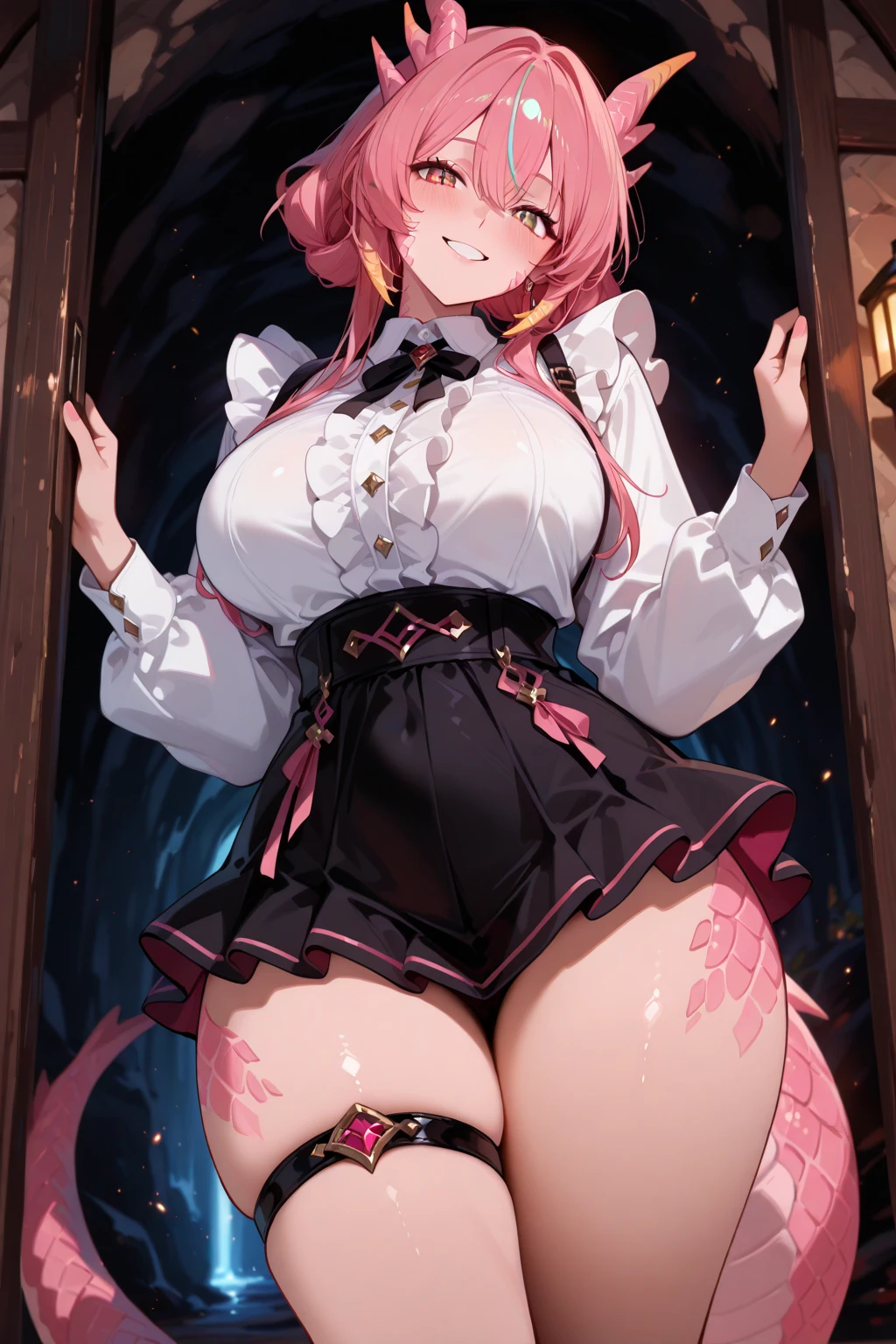 アニメ art style,High resolution, high quality, One girl, アニメ,   big breasted girl close up , Pink Hair, Red eyes,heart shaped pupils, Brown glasses, Glowing Skin,[[pale skin]], Super , HH-sized breasts,beautiful breasts,(BIG ASS),beautiful ass,Embarrassed,sweat,Wet,open legs,  Nudes,Crotchless,bottomless,(Pussy Focus,From before:1.3), elegant face,love struck, Dynamic pose,(Pussy close up:1.3),(Urge to urinate:1.6),(bladder full:1.6),(Urination Desire:1.6),(Splashing :1.6),(Person urinating:1.6),( Body Twist:1.6),(shame:1.6),(:1.6),Pointy Ears,Devil's Wings,ahegao,at the park,Rose,