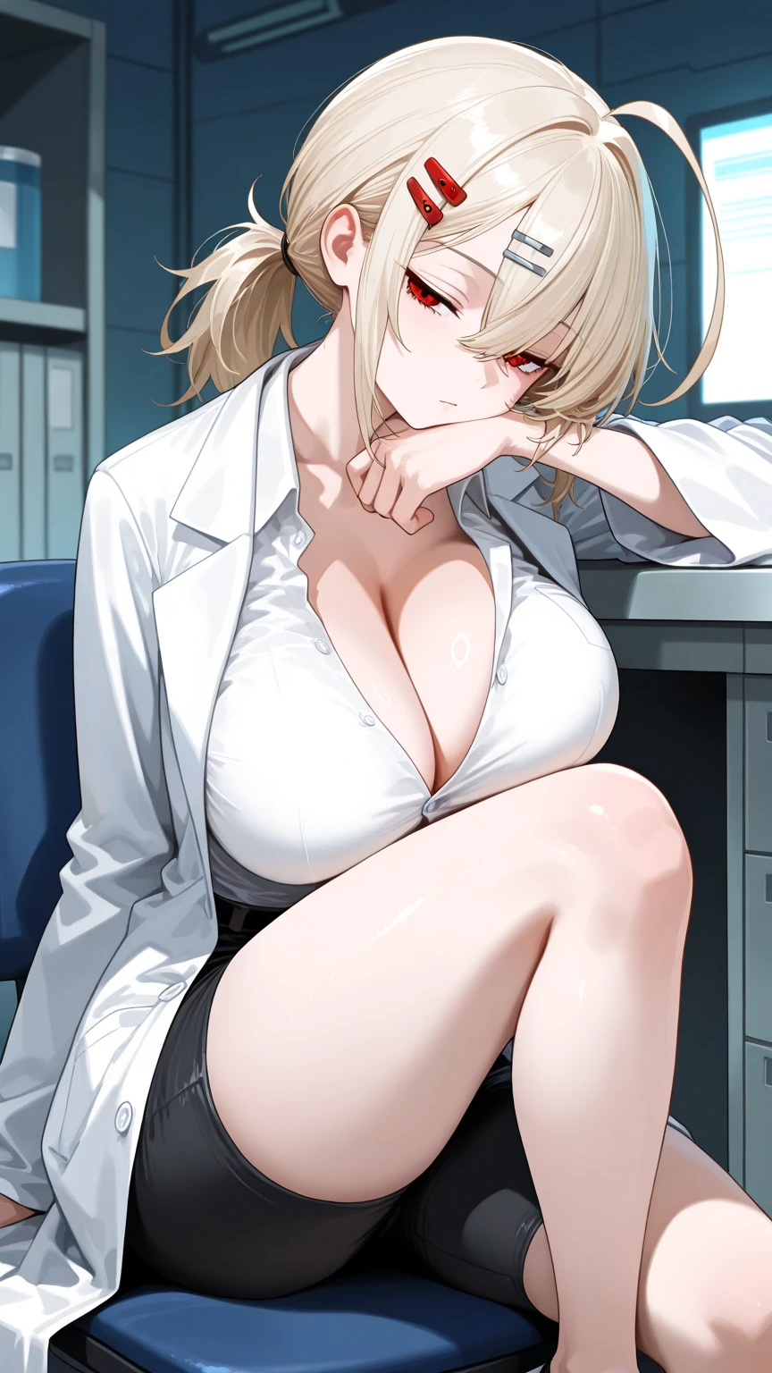 , big , big , thick thighs, Barefoot, , hospital room, sitting on a chair