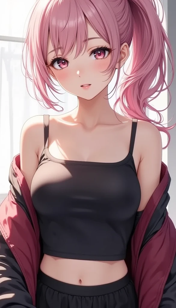 、polo、A glossy look、、blush、shy、８K, highest quality, masterpiece, wearing knit sweater & , (Flirtingly lifting her skirt to show her :1.3)、I can see a little of your 、super detailed、random angle、random hair color、random pose、、embarrassed expression、blush、whole body visible、random color 、wearing knit sweater & , (Flirtingly lifting her skirt to show her :1.3)、I can see a little of your 、、sweaty、random hairstyle、room、Blush