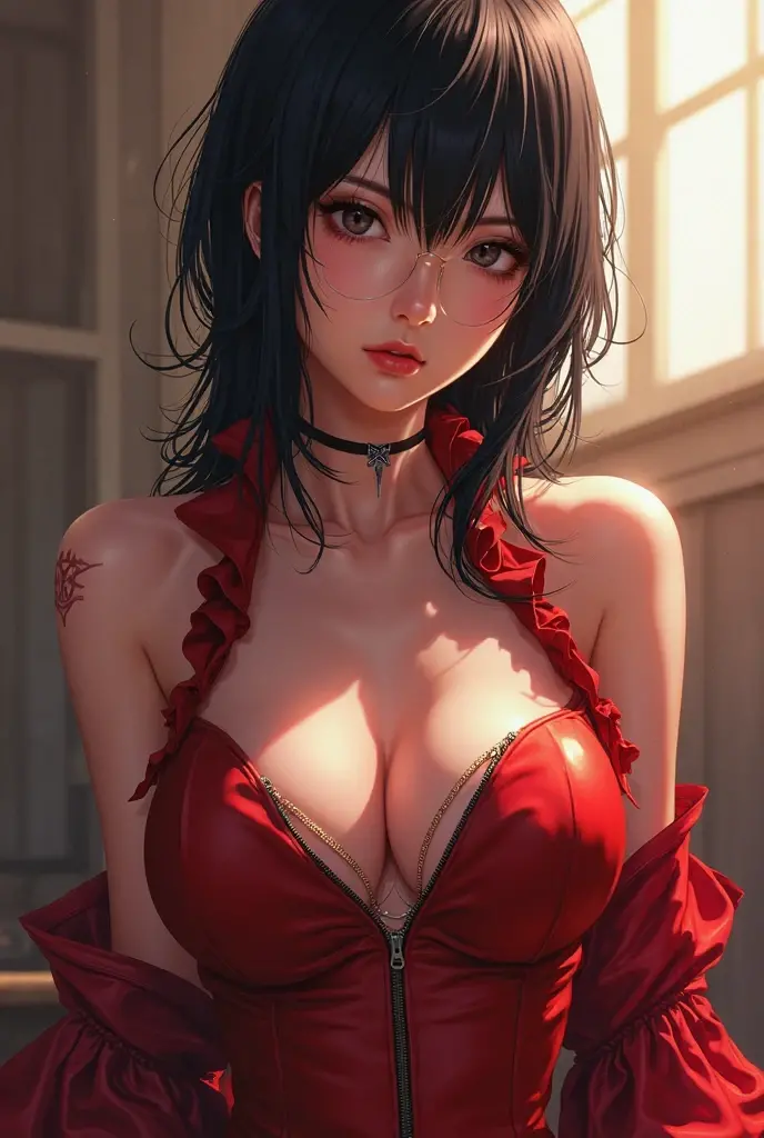 Masterpiece, absurdres, (best quality), Mikasa Ackerman, Big ?????, Wide ????