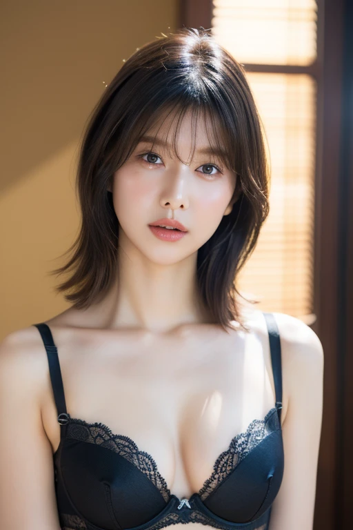 Highly detailed CG Unity 8k wallpaper, top quality, Super detailed, table top, realistic, photo-realistic, Highly detailed cute girl, 25 years old, ,, whole body, ,big breasts,black eye,rubber dress