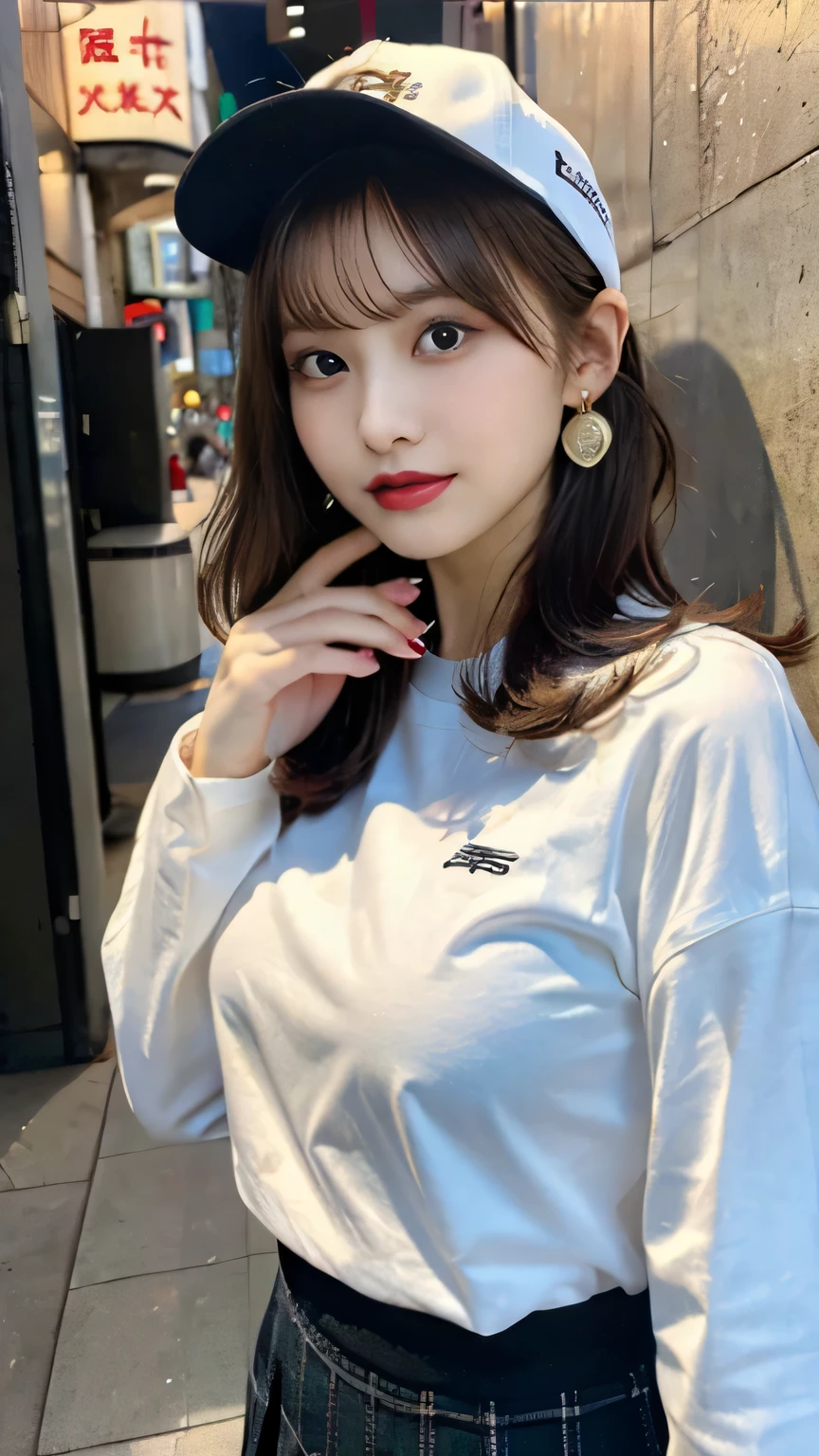 White Sweatshirt Clothes、Black 、The waist is low