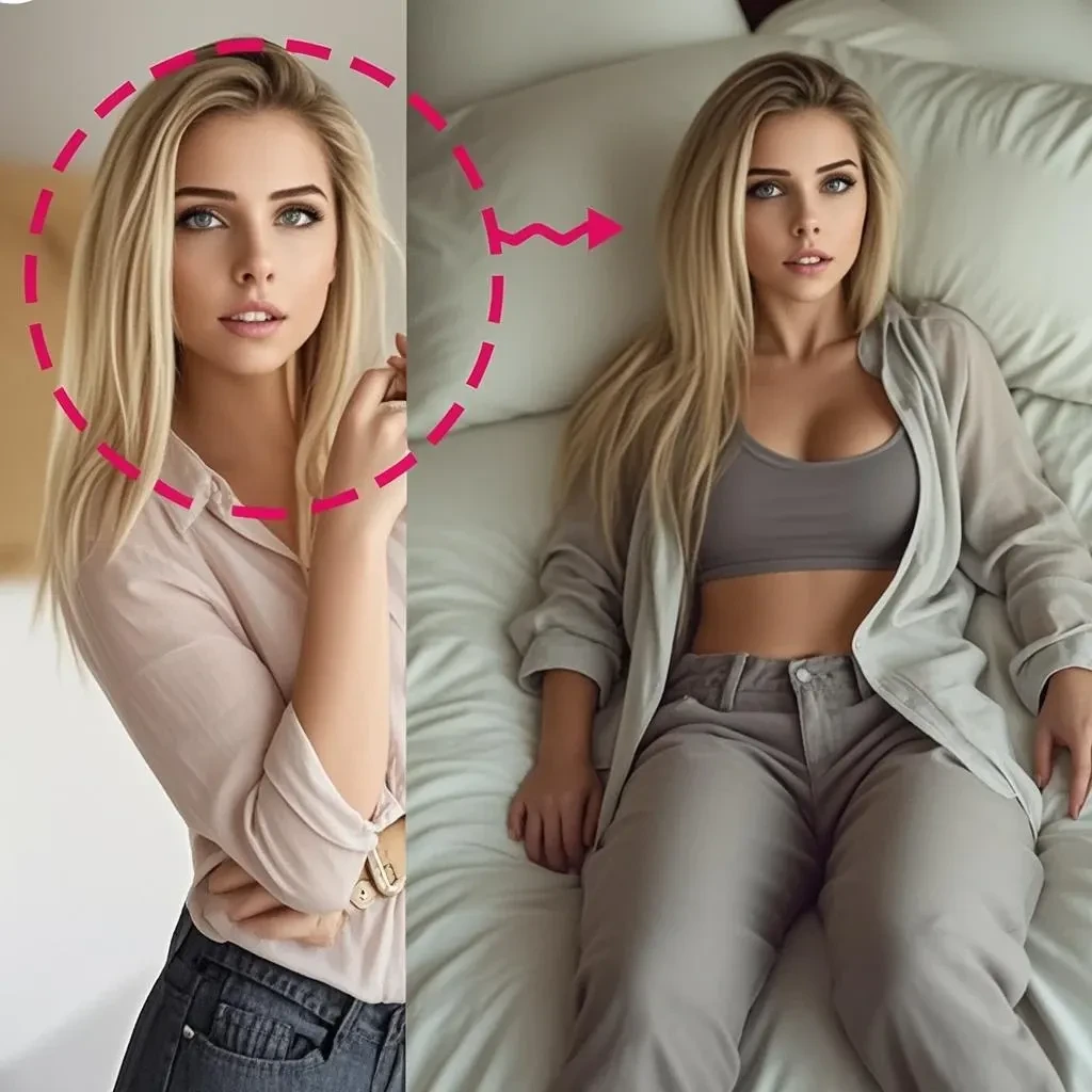 The girl you like is in your bed