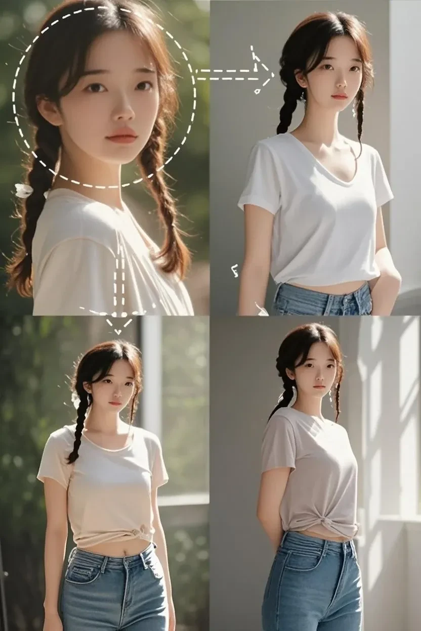 Generate Face Swap Sexy Costume Beauty in One Click