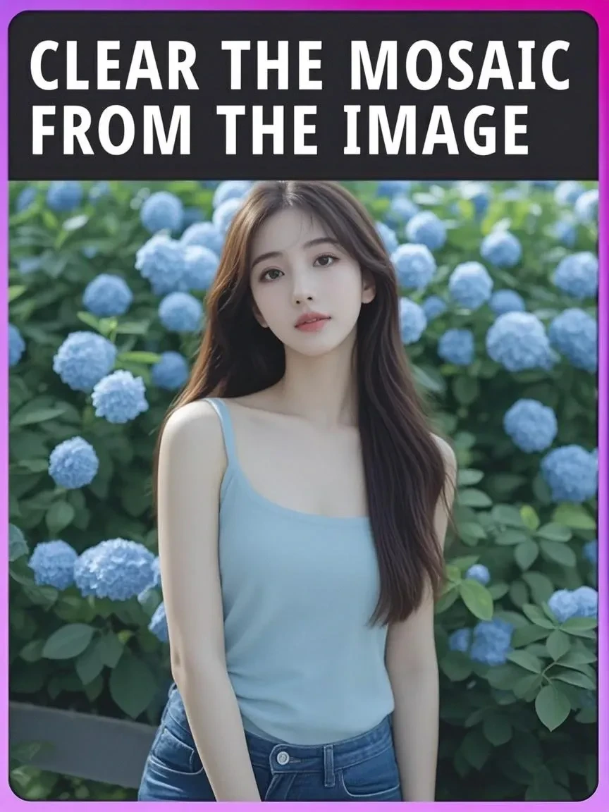 Please upload an image containing a mosaic. Note that the effect may be less satisfactory if the mosaic covers text.