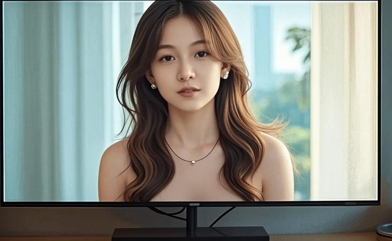 Live TV video of a girl