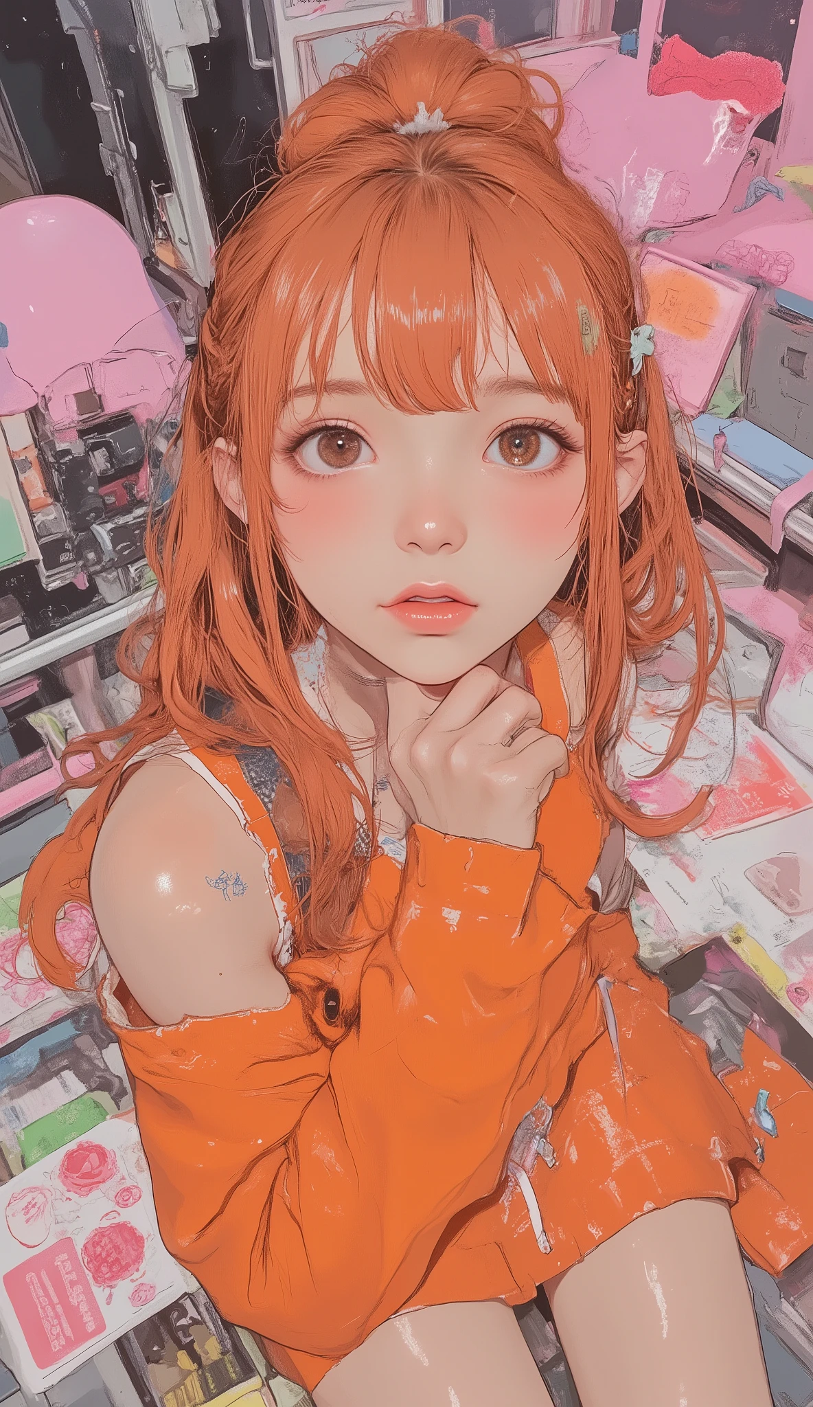 had a、A woman in an orange dress is taking pictures, ayaka cosplay, Sakimi-chan hdri, cosplay, Sakimi-chan, anime girl cosplay, Saiyan Girl, publicity cosplay, sidemap, anime cosplay, I'm Narambaatar Gambold, (software) Watch Safe Workplace , full-cosplay, anime girl crouching