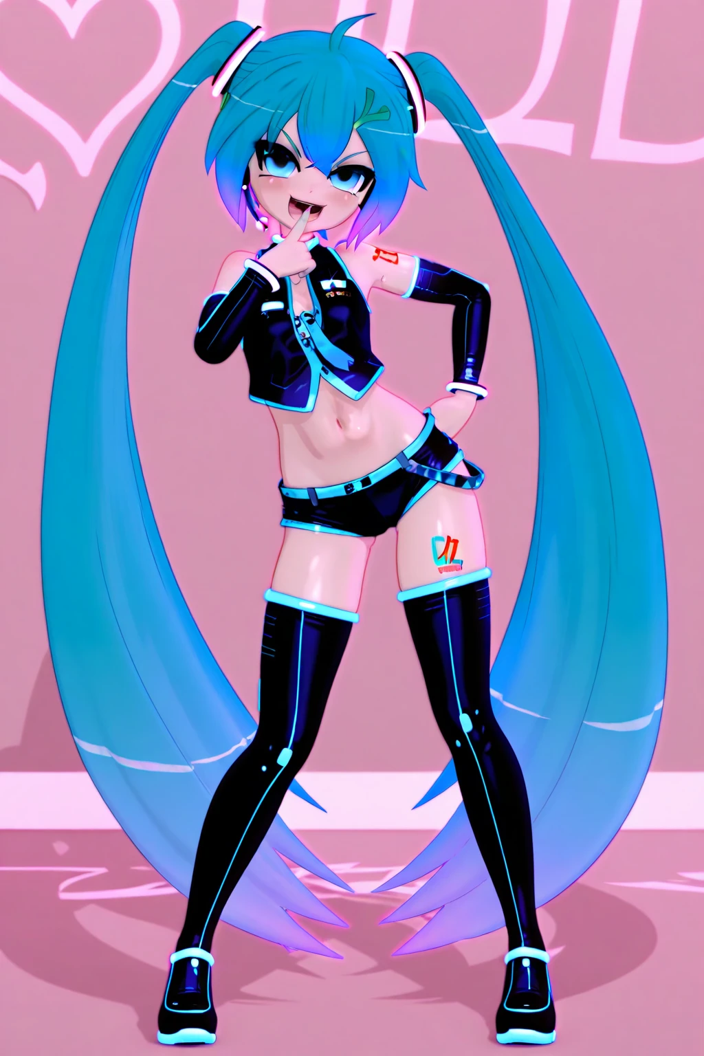 (insanely detailed, bloom:1.5)
(dynamic angle, highest quality, Alessandro Casagrande, Greg Rutkowski, Sally Mann,, , concept art, 4k, close-up, from below:1.3),
(portrait, colourful, fisheye),
(high sharpness, extreme saturation and contrast)
((painting:1.1), (digital painting:1.1), detailed face and eyes,Masterpiece, best quality, highly detailed photo:1), 8k, detailed face,Pretty pupils,photorealistic,pov,looking to viewer, blush, (hair ribbon,multicolored hair), (blue Hair,bobbed hair cut,(ecstatic:1.1),(16yo woman:1),By jeremy mann, by sandra chevrier, by maciej kuciara, with red whisker marks, ((Small )), smile, , aroused, blushes, sharp, ((perfect body)), realistic, real shadow, 3d, tiny ,  crop top,