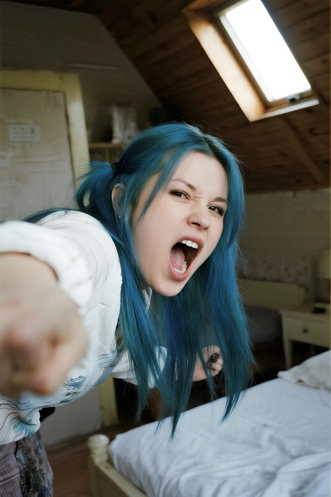 score_9, score_8_up, score_7_up, realistic, photo BREAK, 1girl, nude,kneeling, huge penis, penis on head, grabbing_another's_hair, veins, m1s3ry, (sad, pout, pouty_lips), perky breasts, cum on body, cum on face, cum in hair, <lora:misery_v1-ponyDiffusionV6XL_v6StartWithThisOne-d32-a1-000012:0.7>