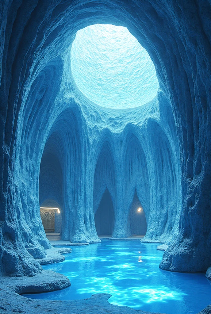 You are in a city that recalls a maritime landscape, with a predominant blue color. You are with two friends and you are going to eat in a reserved place. The city has a particular aspect: some areas are outdoor, others seem to be covered by a roof, come un interno.

in a building that descends gently inwards, with an intense light and walls covered with blue majolica, in soft and organic shapes that remind Gaudí. There is a large underground dome filled with water, visible both from above and from the inside. You feel like you are simultaneously above and below the dome, with a unique perspective. The interior is solemn, with thin and very tall columns similar to those of the Sagrada Familia.

Successivamente, you find yourself alone at the house of two other friends (one with a strange job like “human speed camera”). La casa/office has shapes similar to the previous building, blue majolica and soft lines, but more human dimensions. Known details related to the stacking of the building, linked to real experiences of the day.
